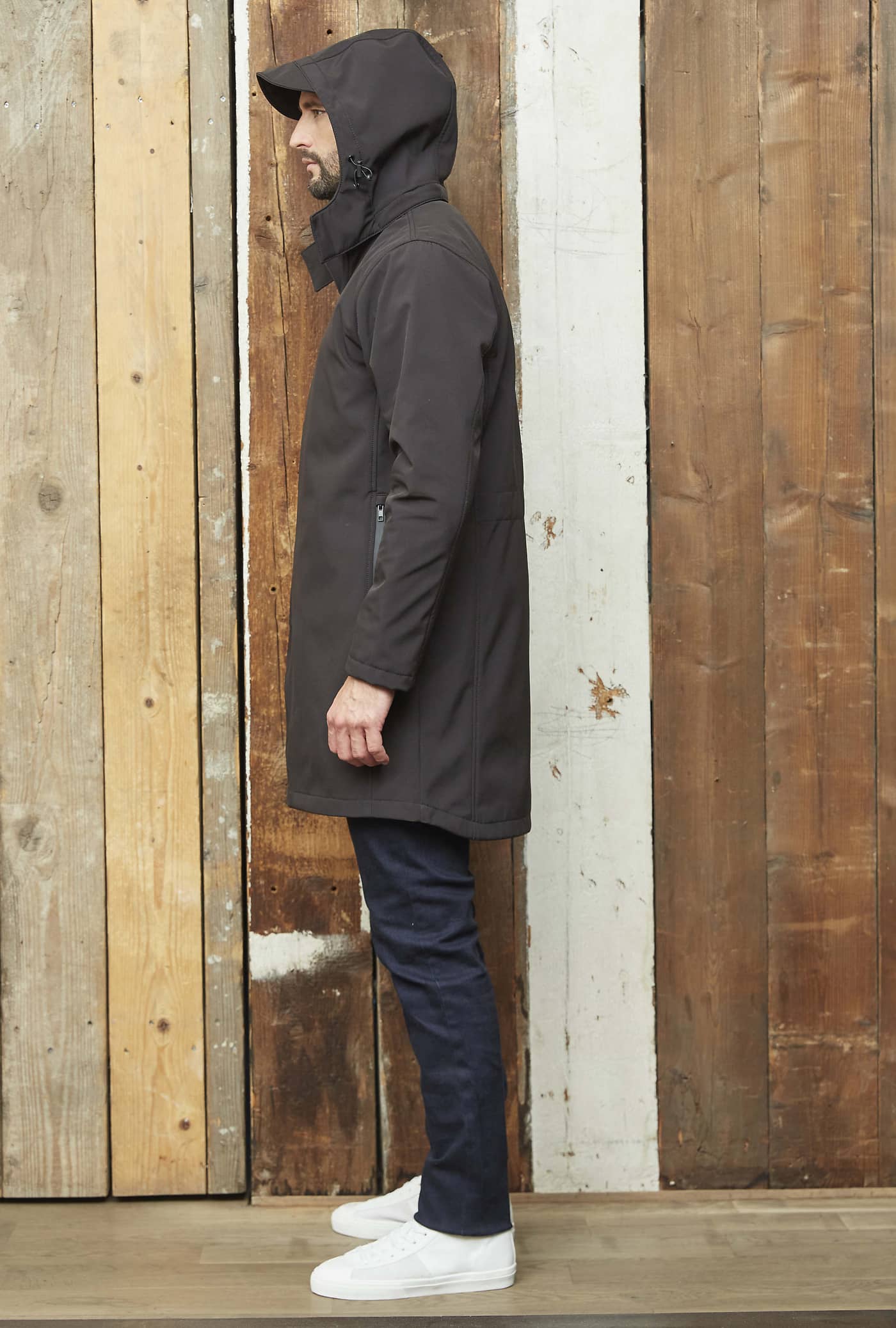 Men´s Long Softshell Coat Achille