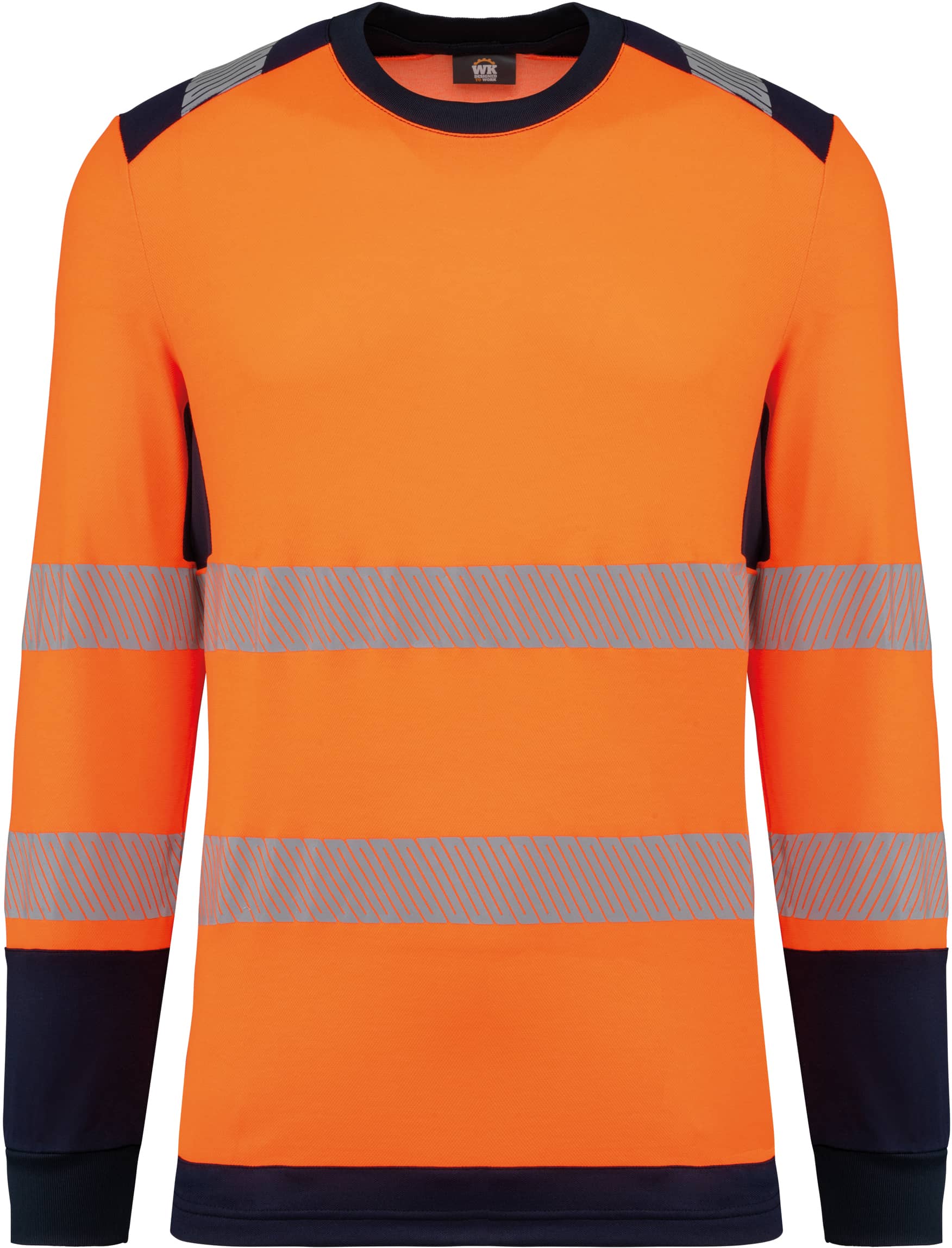 Recyceltes Sicherheits-T-Shirt mit langen Ärmeln