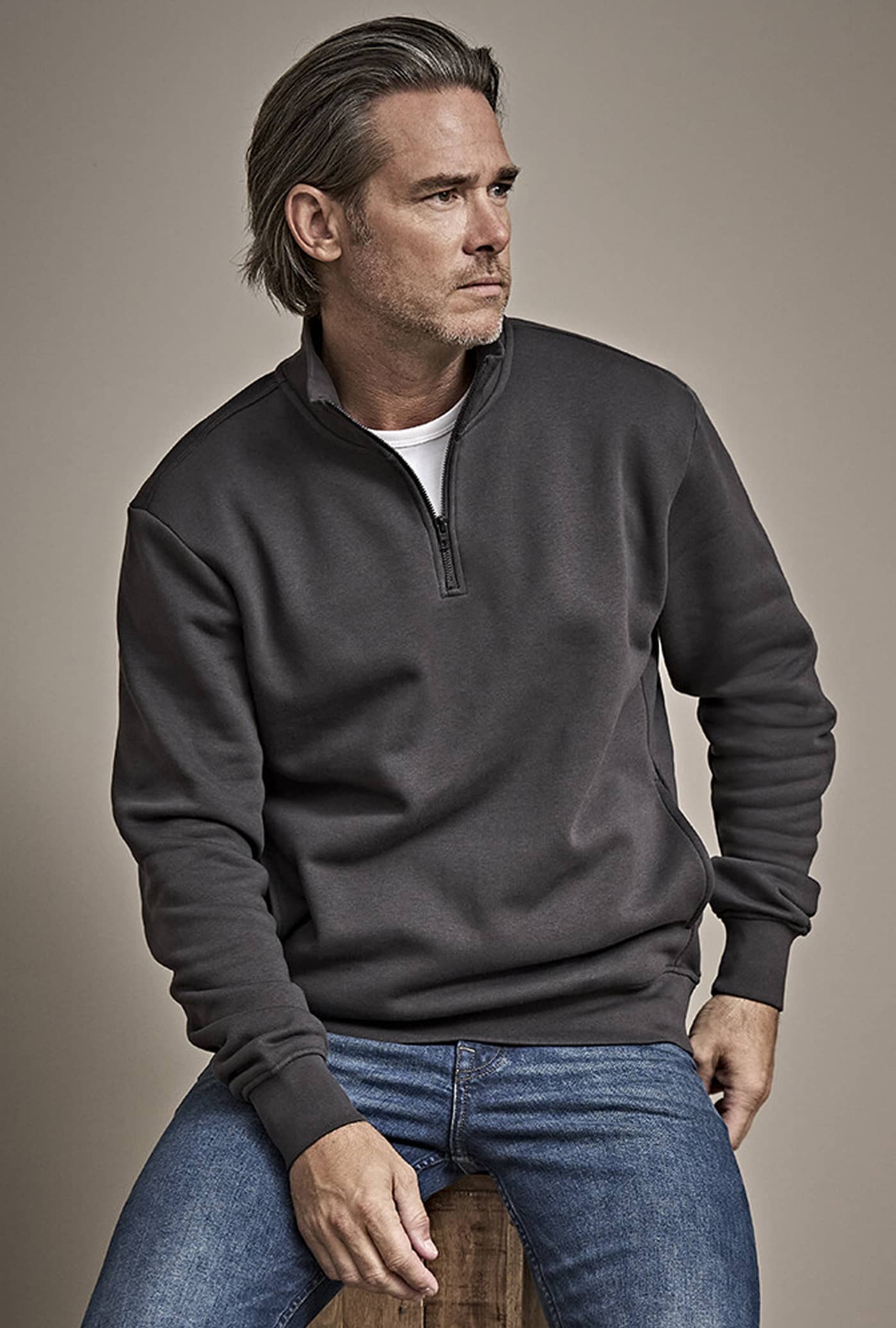Half Zip Sweatshirt
