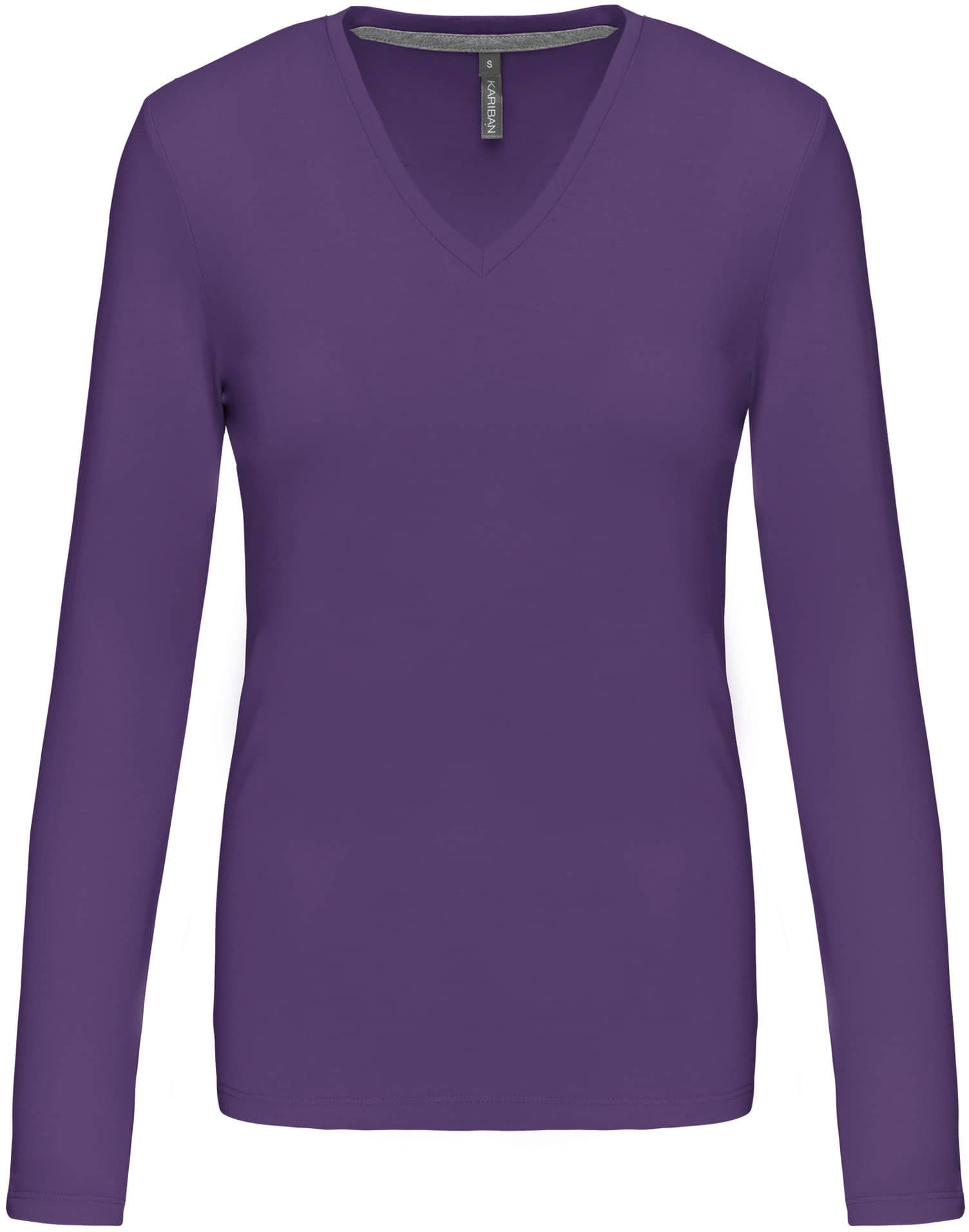 Ladies` Longsleeve V-Neck T-Shirt