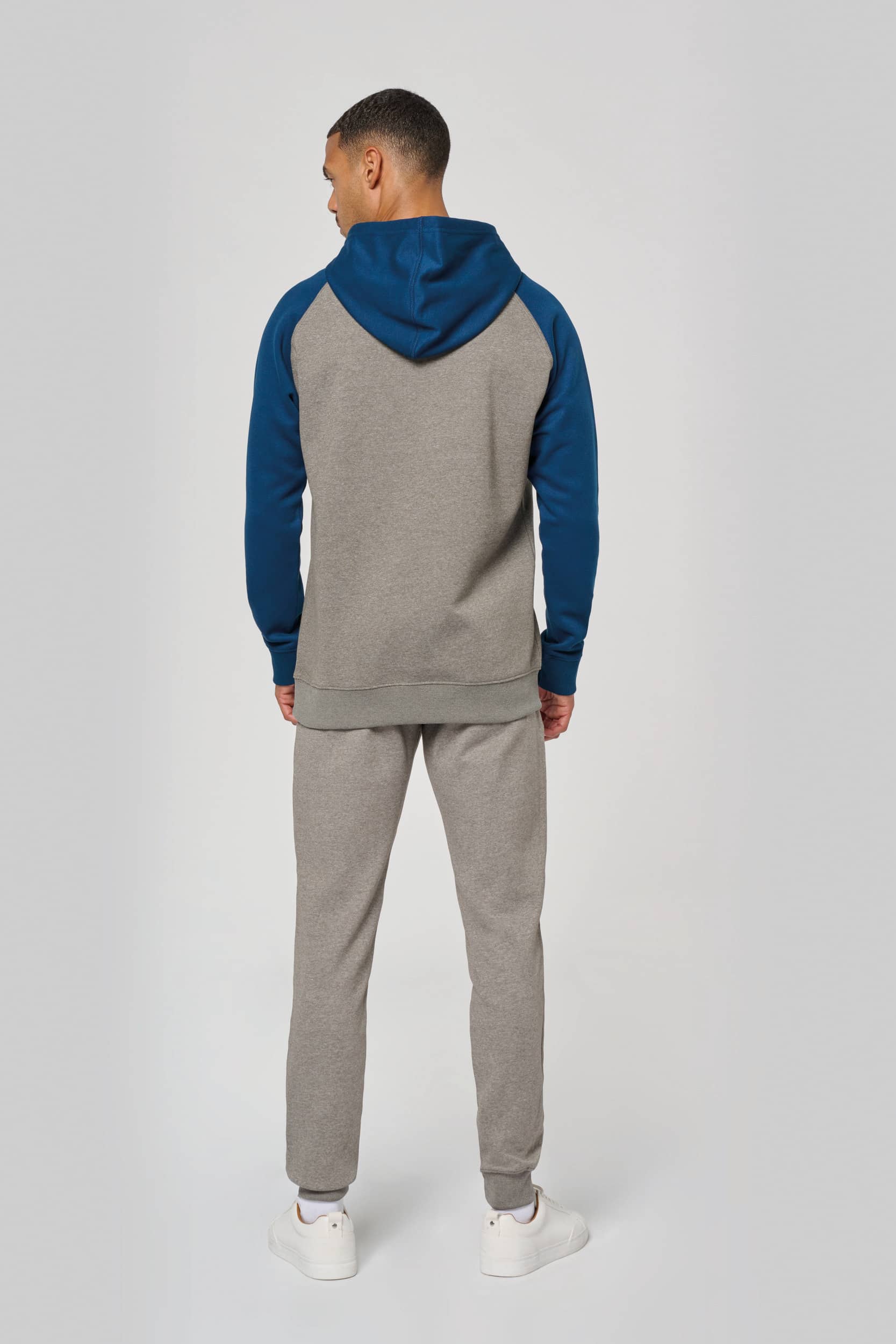 Zweifarbiges Kapuzensweatshirt für Erwachsene