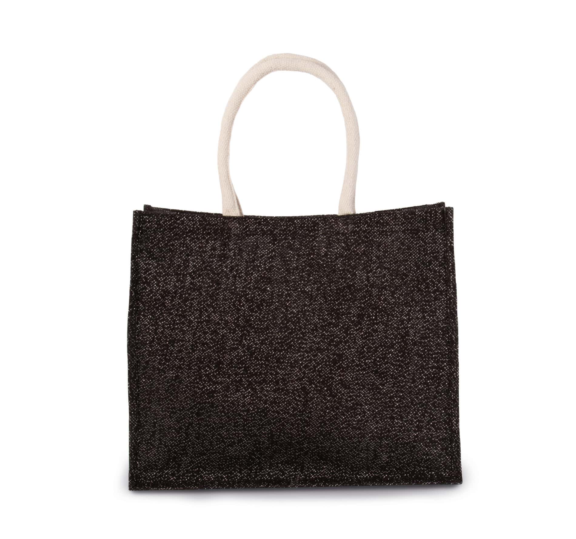 Jute-Strandtasche - zweifarbig