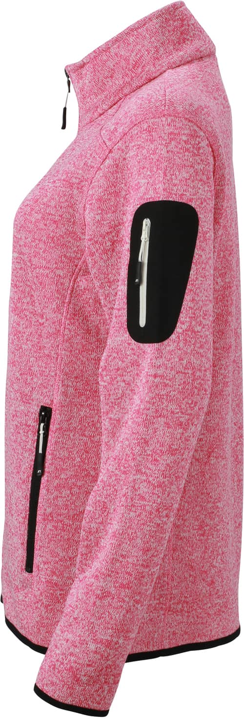 Ladies´ Knitted Fleece Jacket