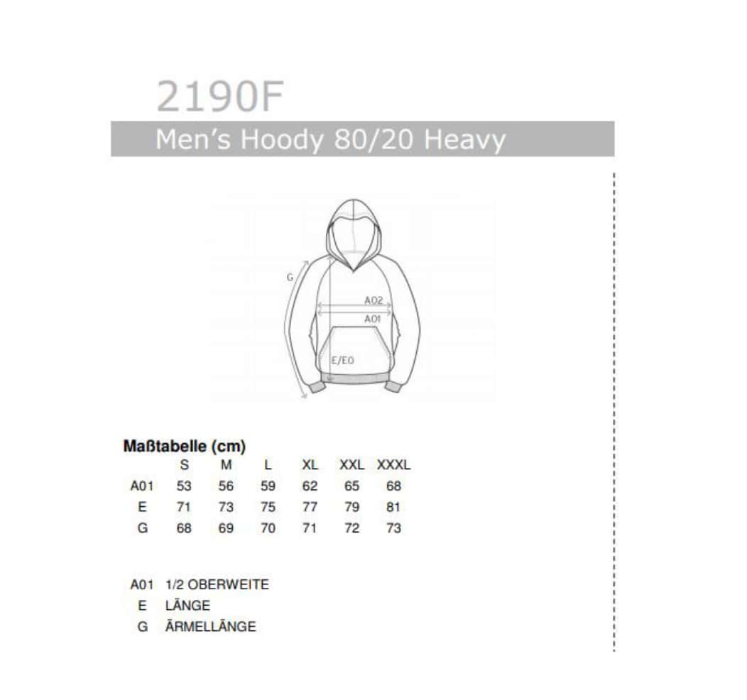 Men´s Hoody 80/20 Heavy