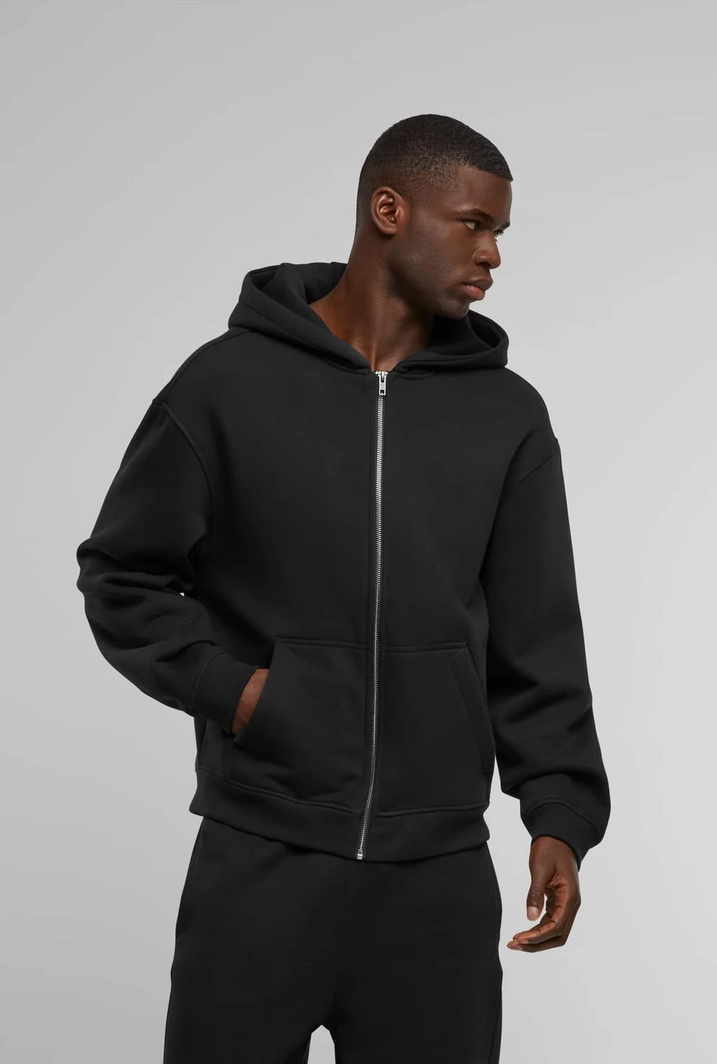 Oversized Zip Hoody