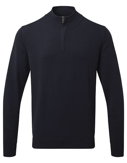 Men´s Cotton Blend 1/4 Zip Sweater