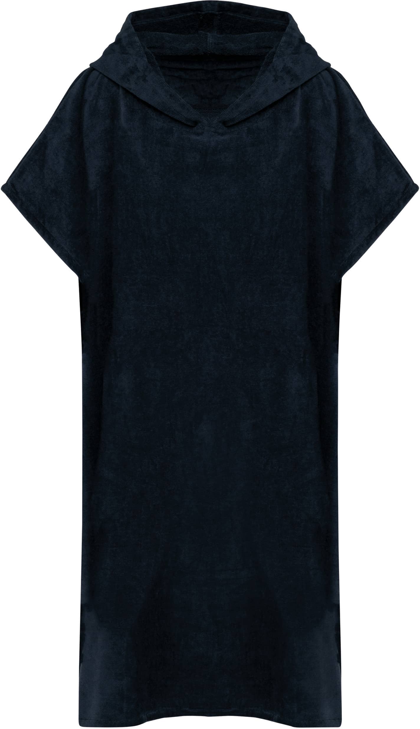 Unisex-Frottee-Poncho mit Kapuze - L/XL