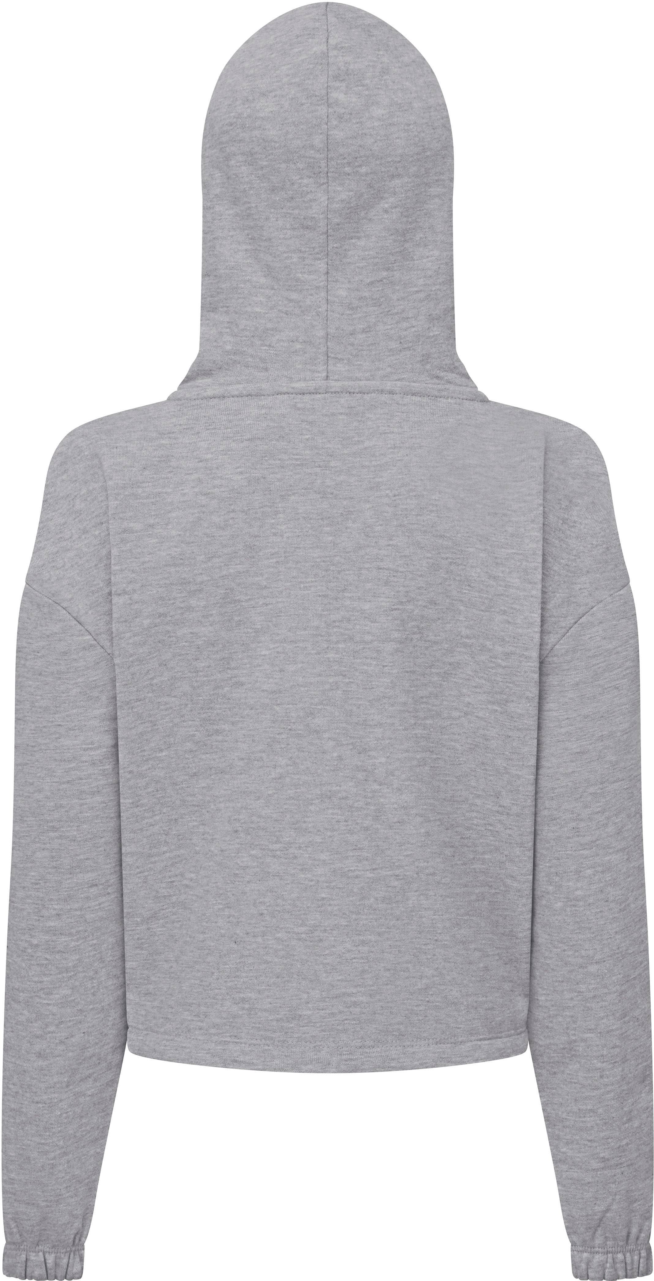 Kids Recycled Cropped Oversize Full-Zip Hoodie