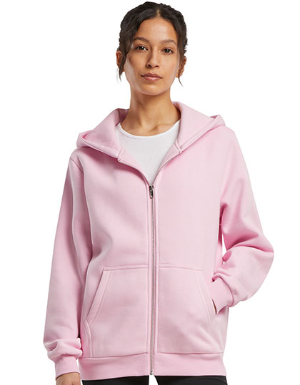 Ladies Fluffy Zip Hoody