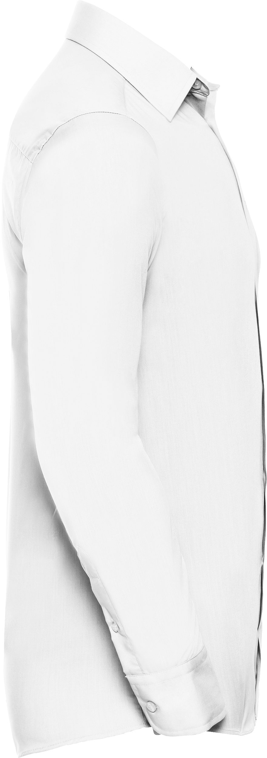 Men's Long Sleeve Tailored Polycotton Poplin Shirt