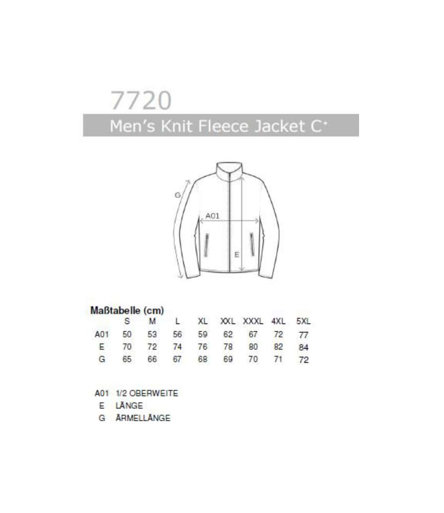 Men´s Knit Fleece Jacket C+