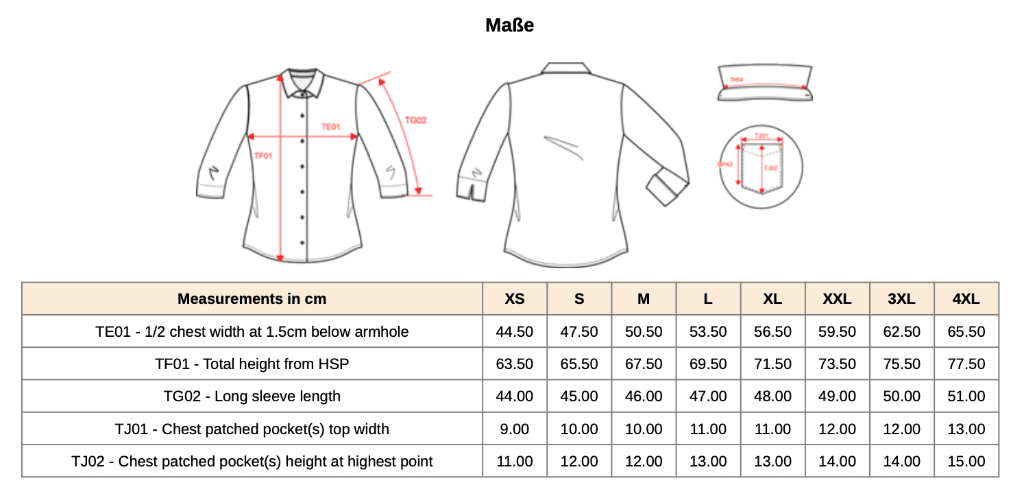 Damenbluse 3/4-Arm