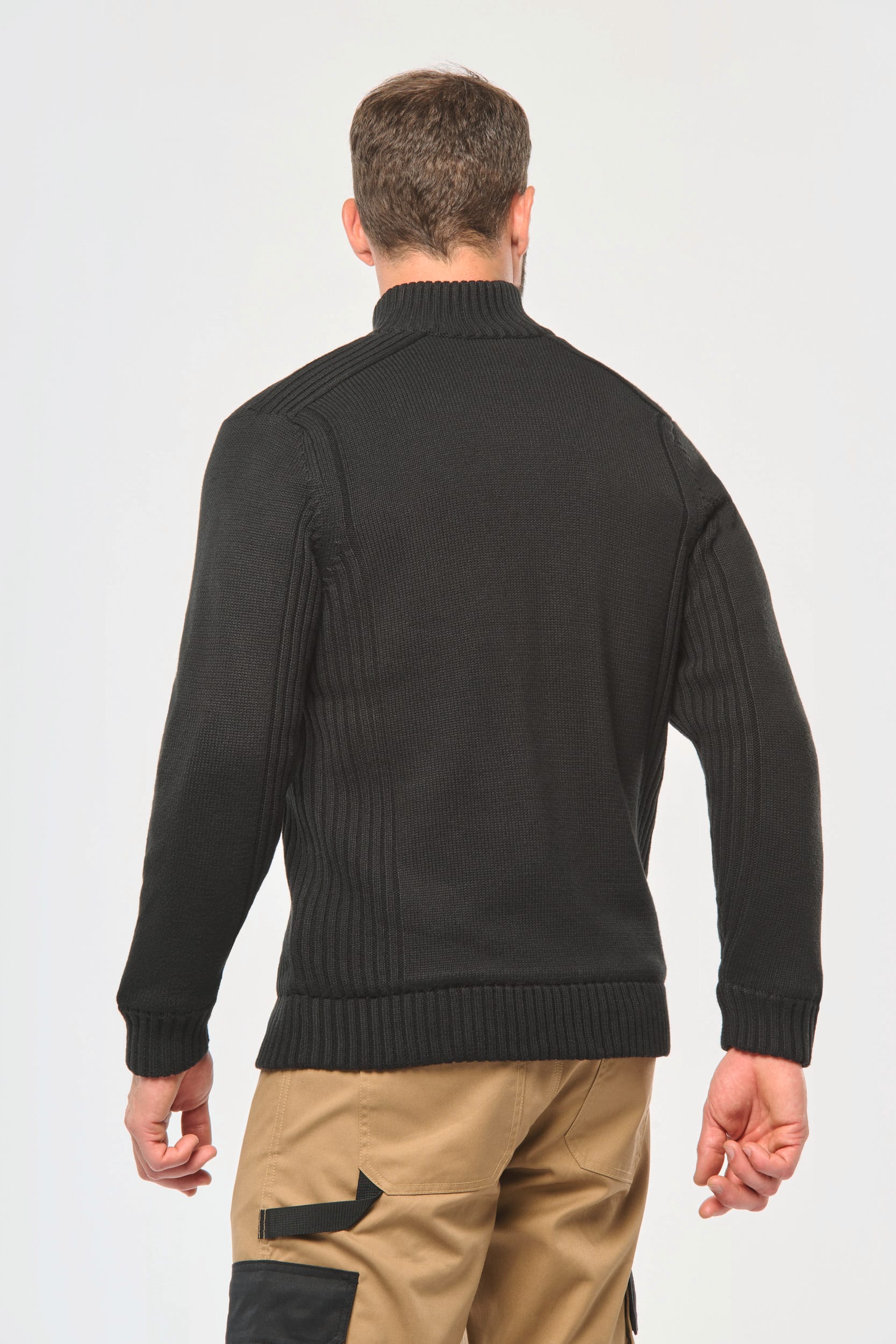 Strickjacke mit Fleecefutter, Herren