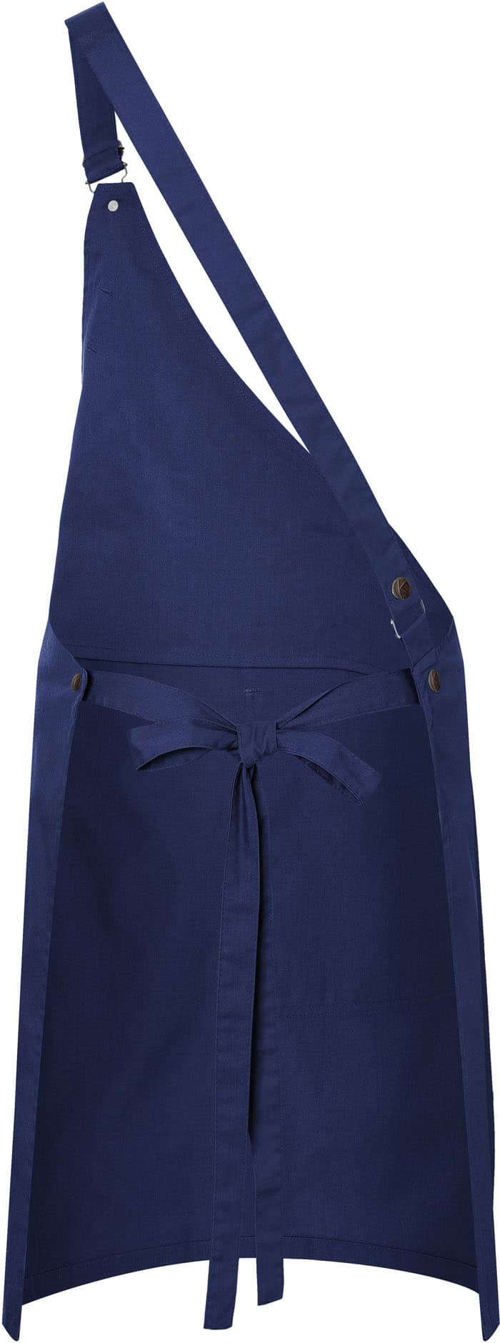 Asymmetrische Latzschürze Classic mit Tasche