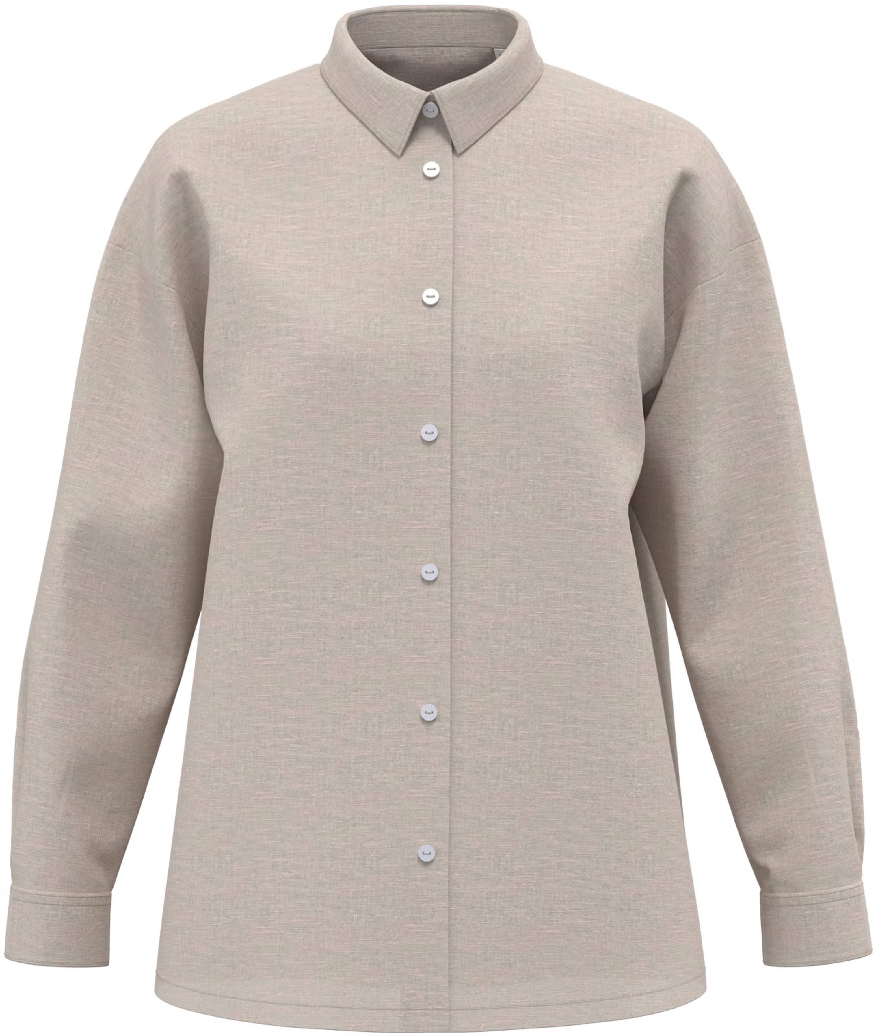 Oversize-Leinenhemd für Damen