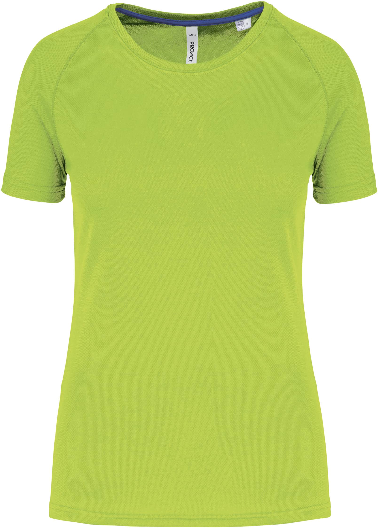 Damen-Sportshirt aus Recyclingmaterial mit Rundhalsausschnitt