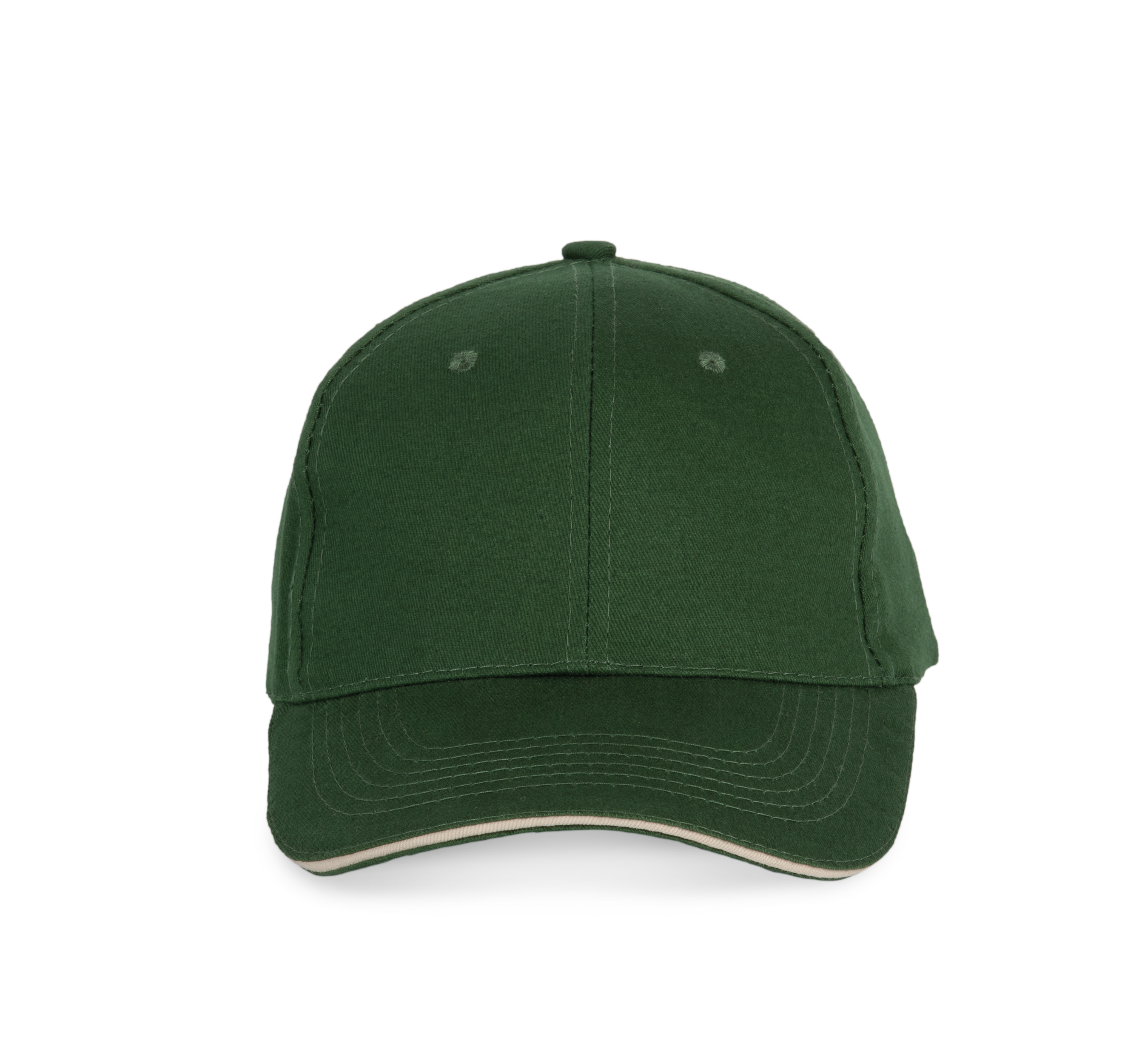 6-Panel-Kappe mit Kontrast-Sandwichschirm