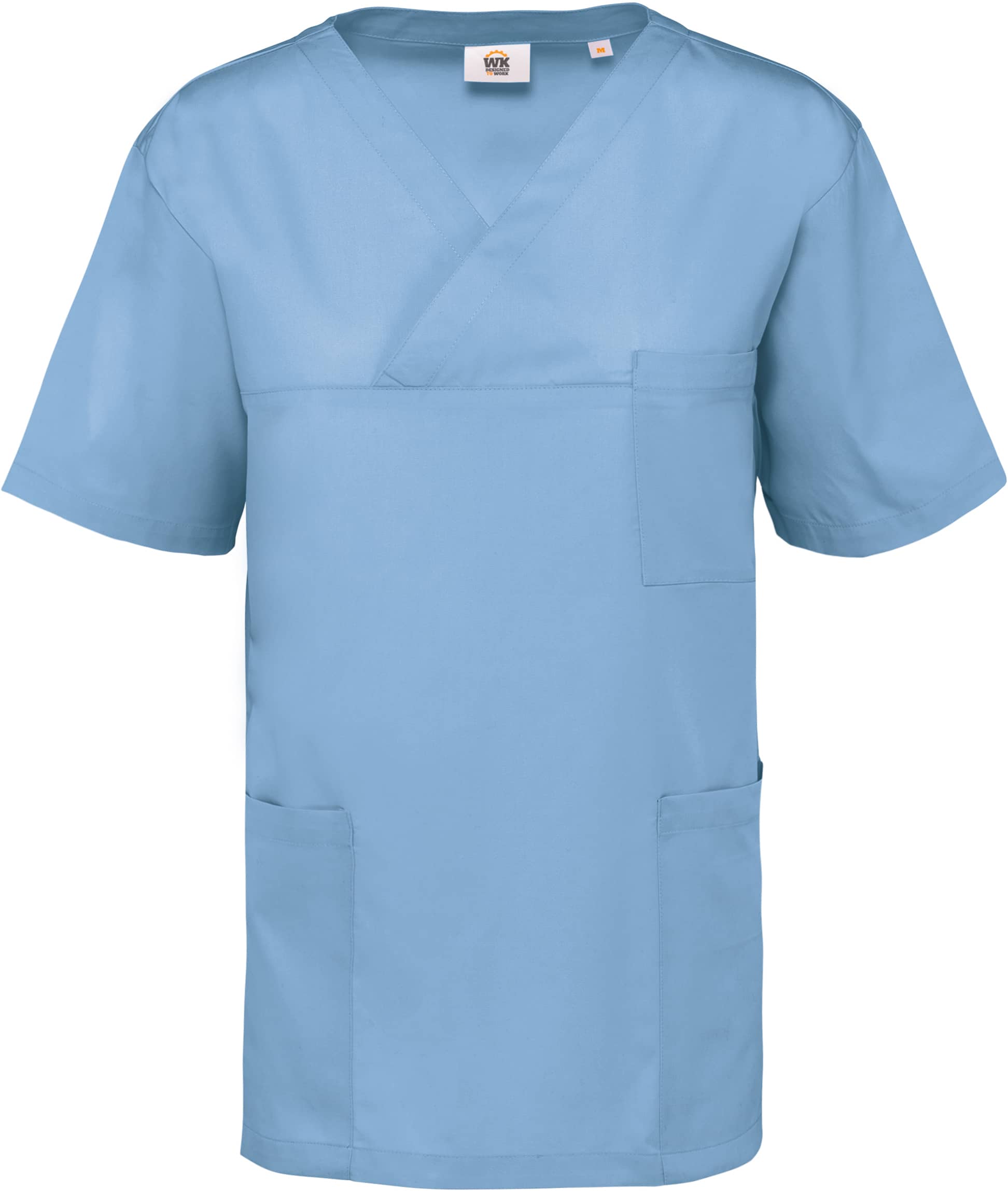 Kurzärmlige Unisex-Tunika aus Baumwollpolyester