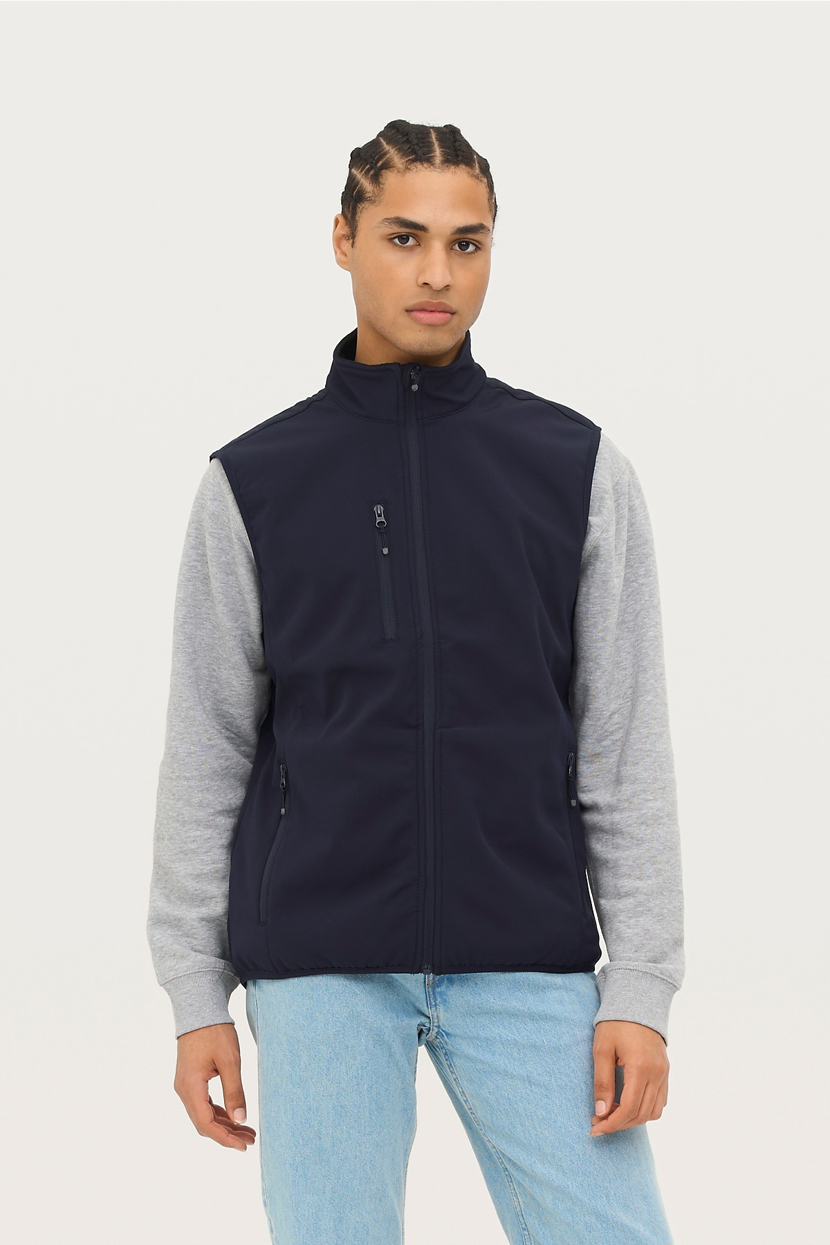 Men´s Falcon Zipped Softshell Bodywarmer