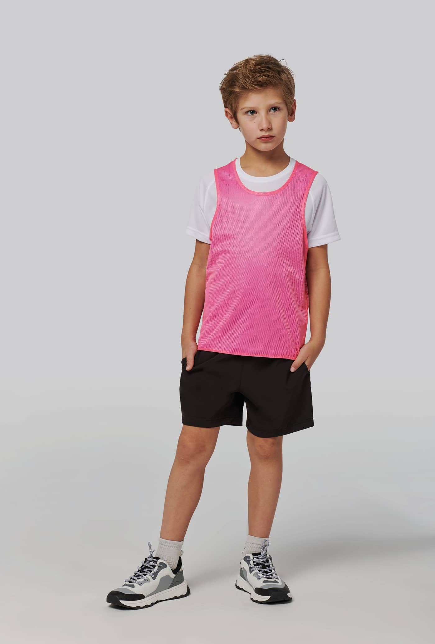 Beidseitig tragbares Multisport-Leibchen für Kinder