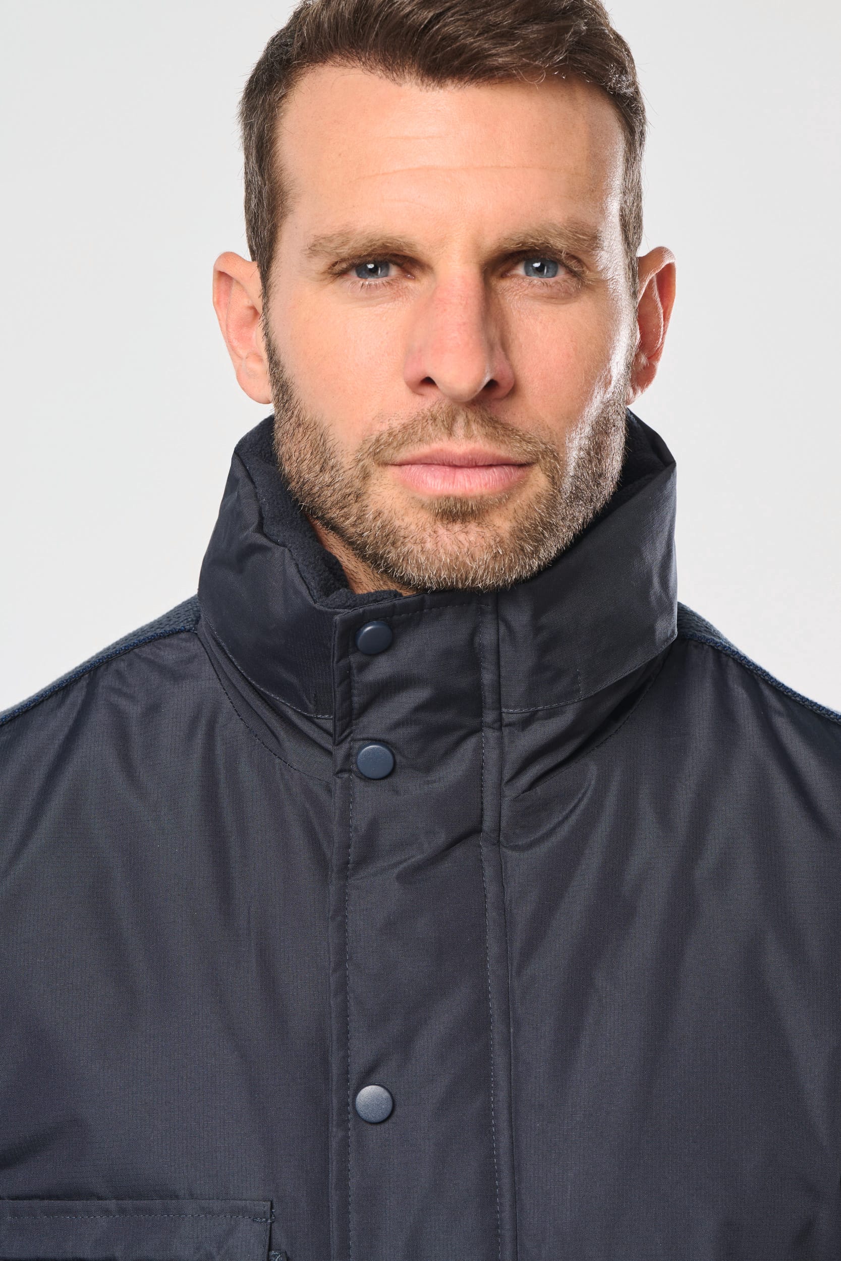 Workwear Parka mit abtrennbaren Ärmeln