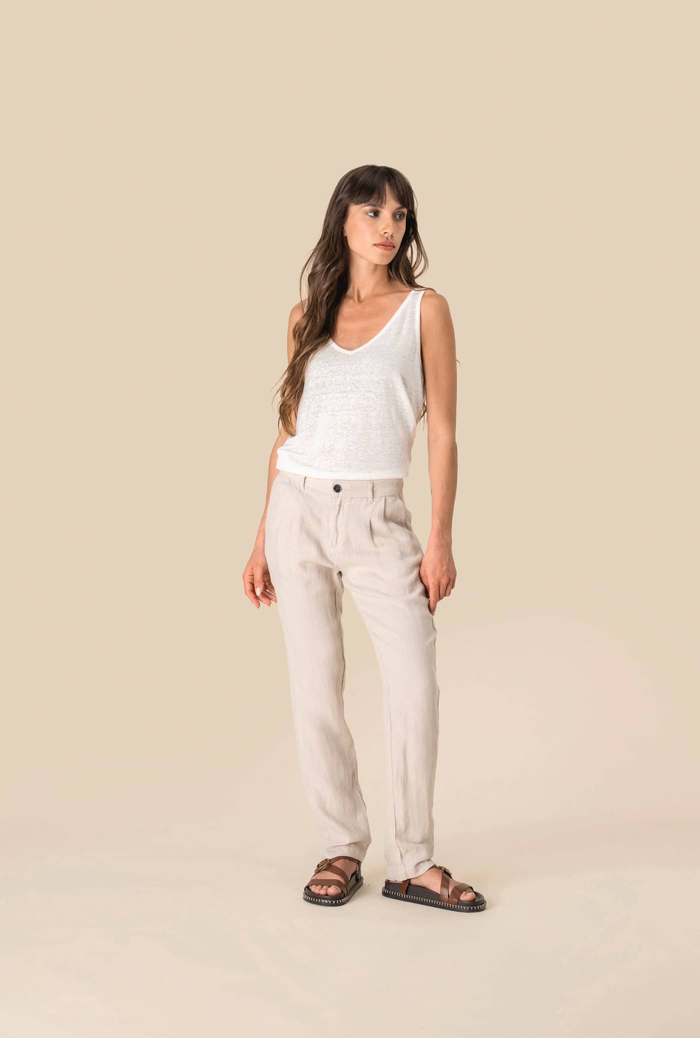 Leinenhose für Damen