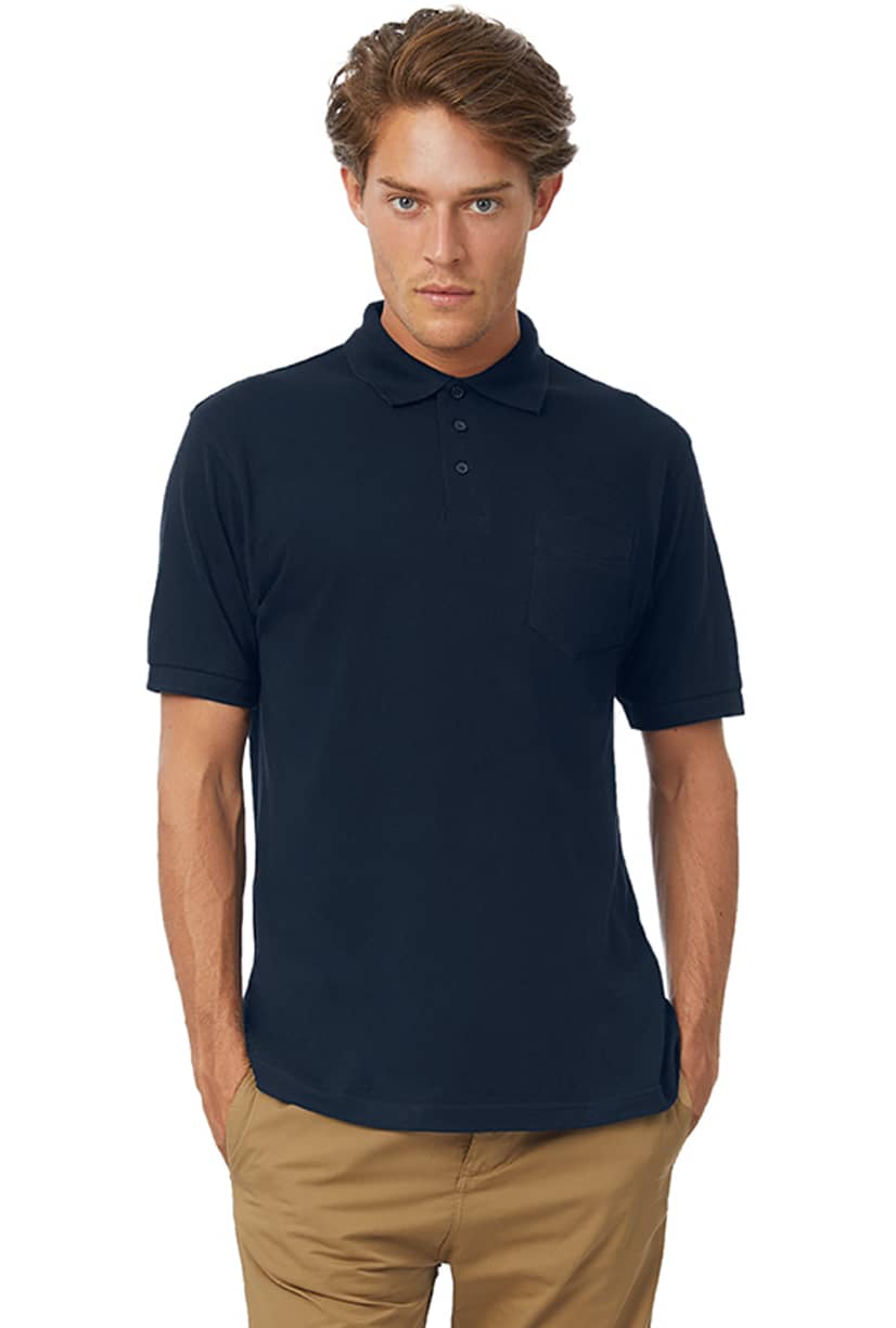 Unisex Polo Safran Pocket