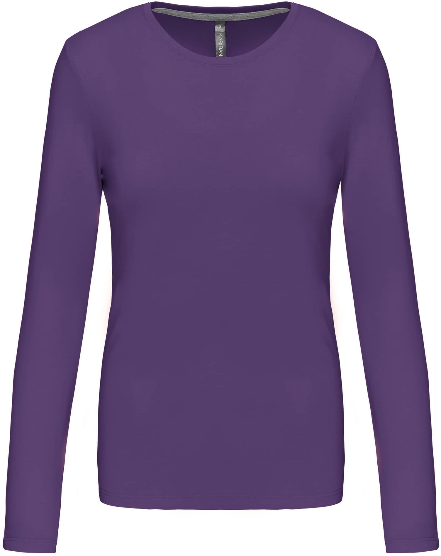 Ladies` Long-sleeved Crew Neck T-shirt