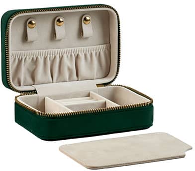 Velvet Travel Jewellery Box