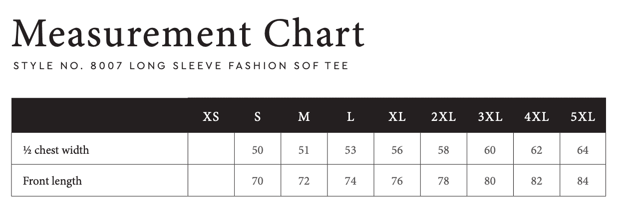 Long Sleeve Fashion Sof Tee