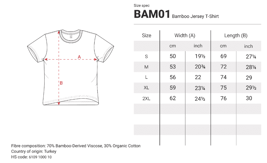 Bamboo Jersey T-Shirt