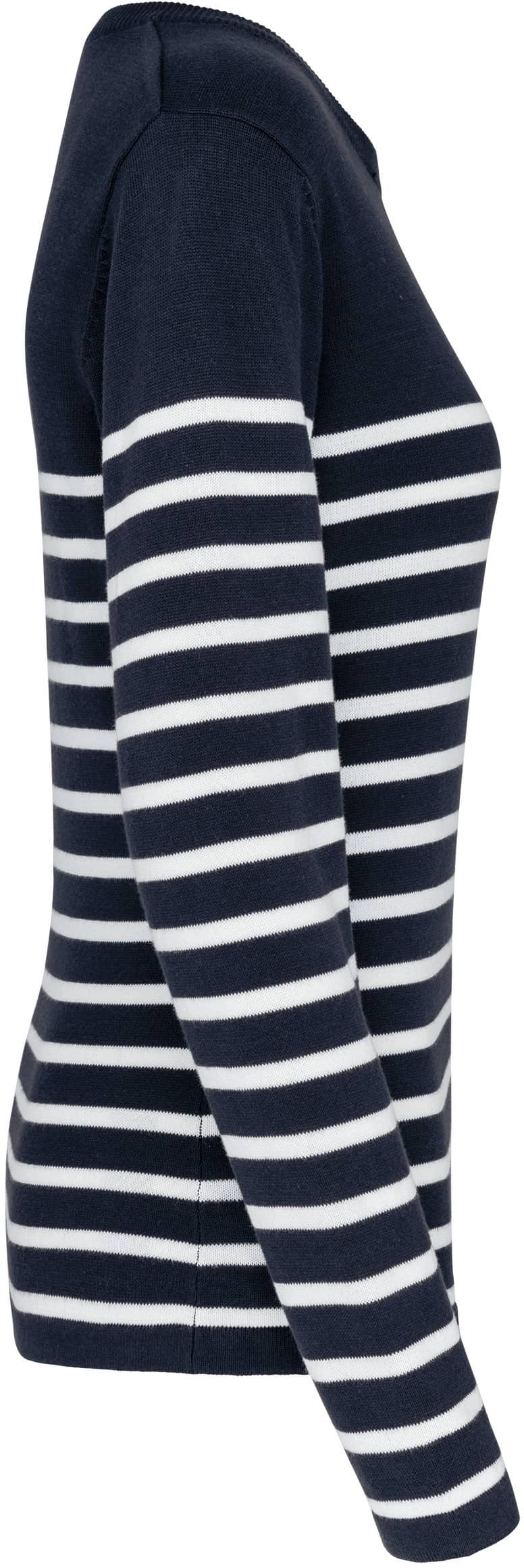 Damenpullover im Marine-Stil