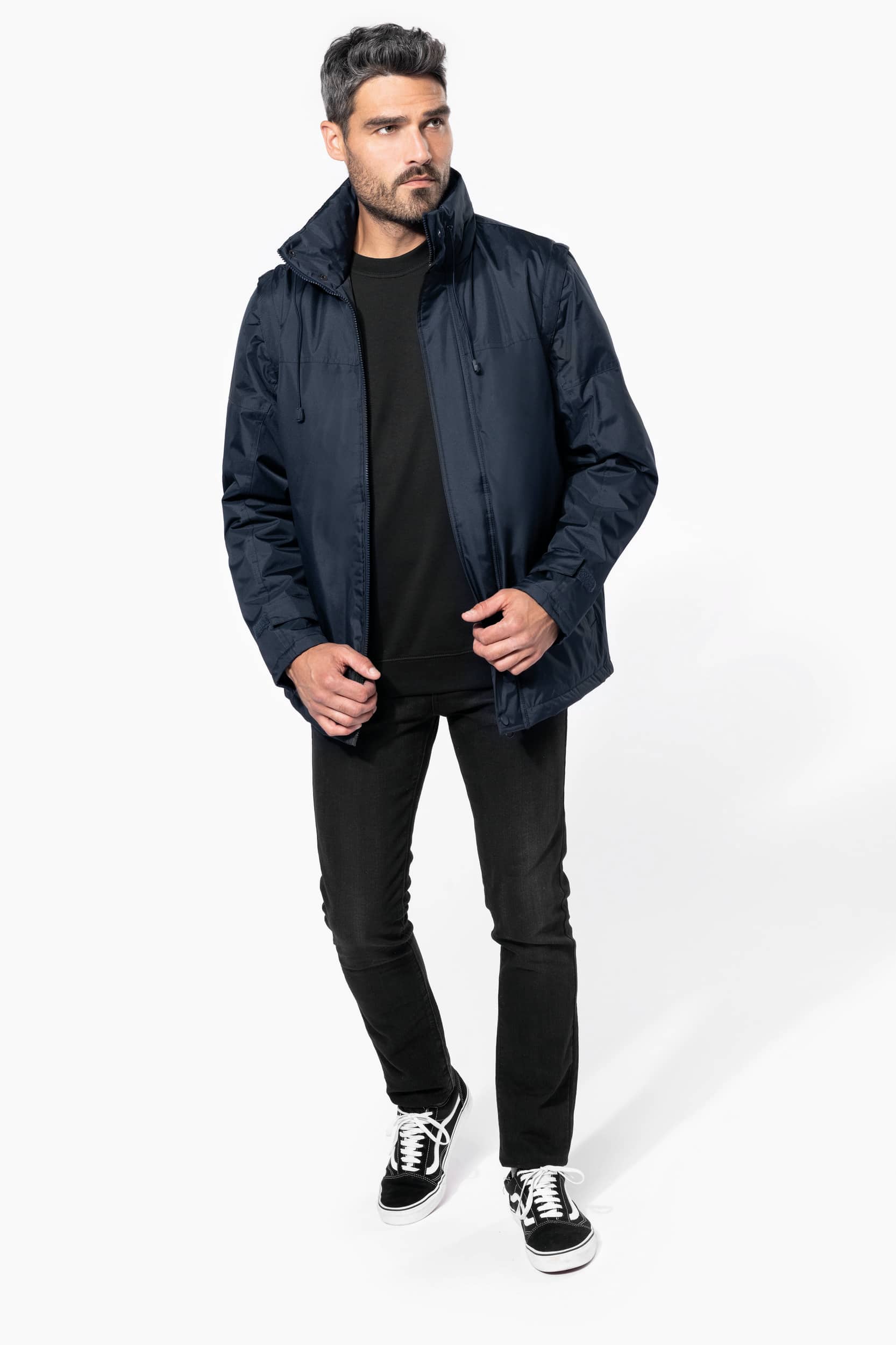 Factory - Arbeitsjacke mit abtrennbaren Ärmeln