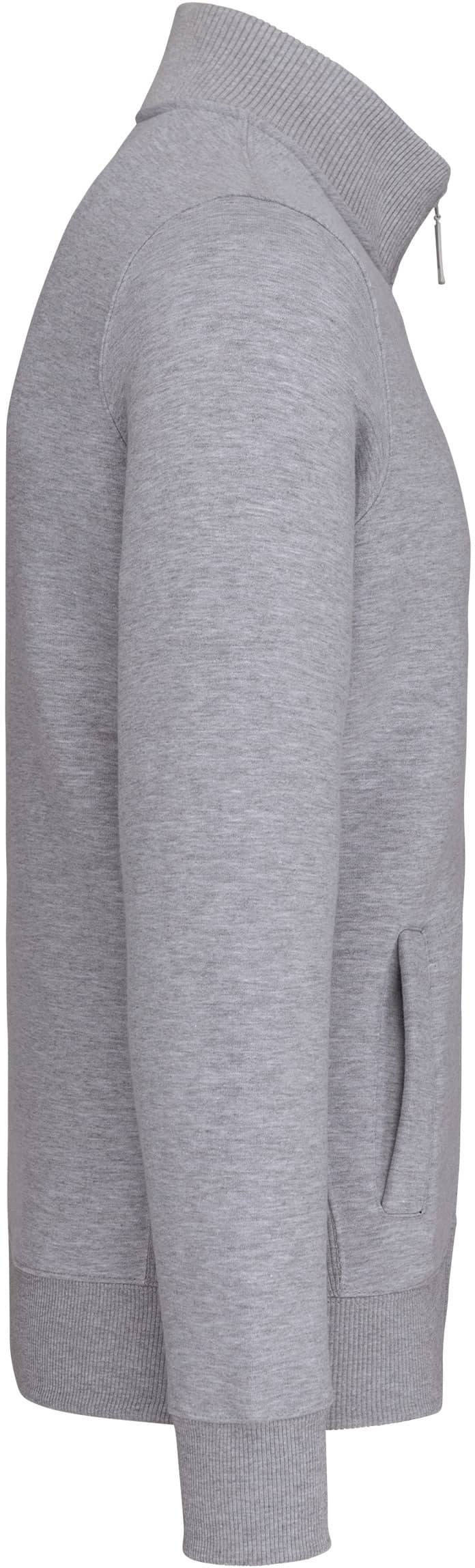 Herren Fleece-Sweater mit Reißverschluss