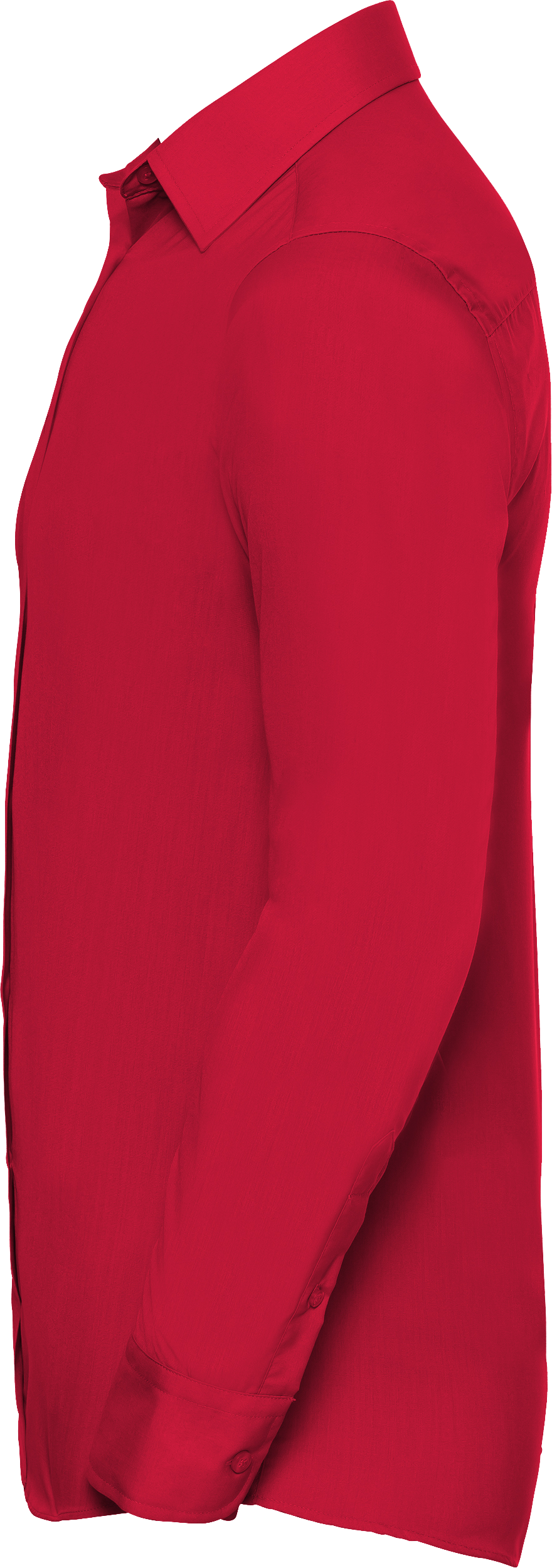 Men's Long Sleeve Tailored Polycotton Poplin Shirt