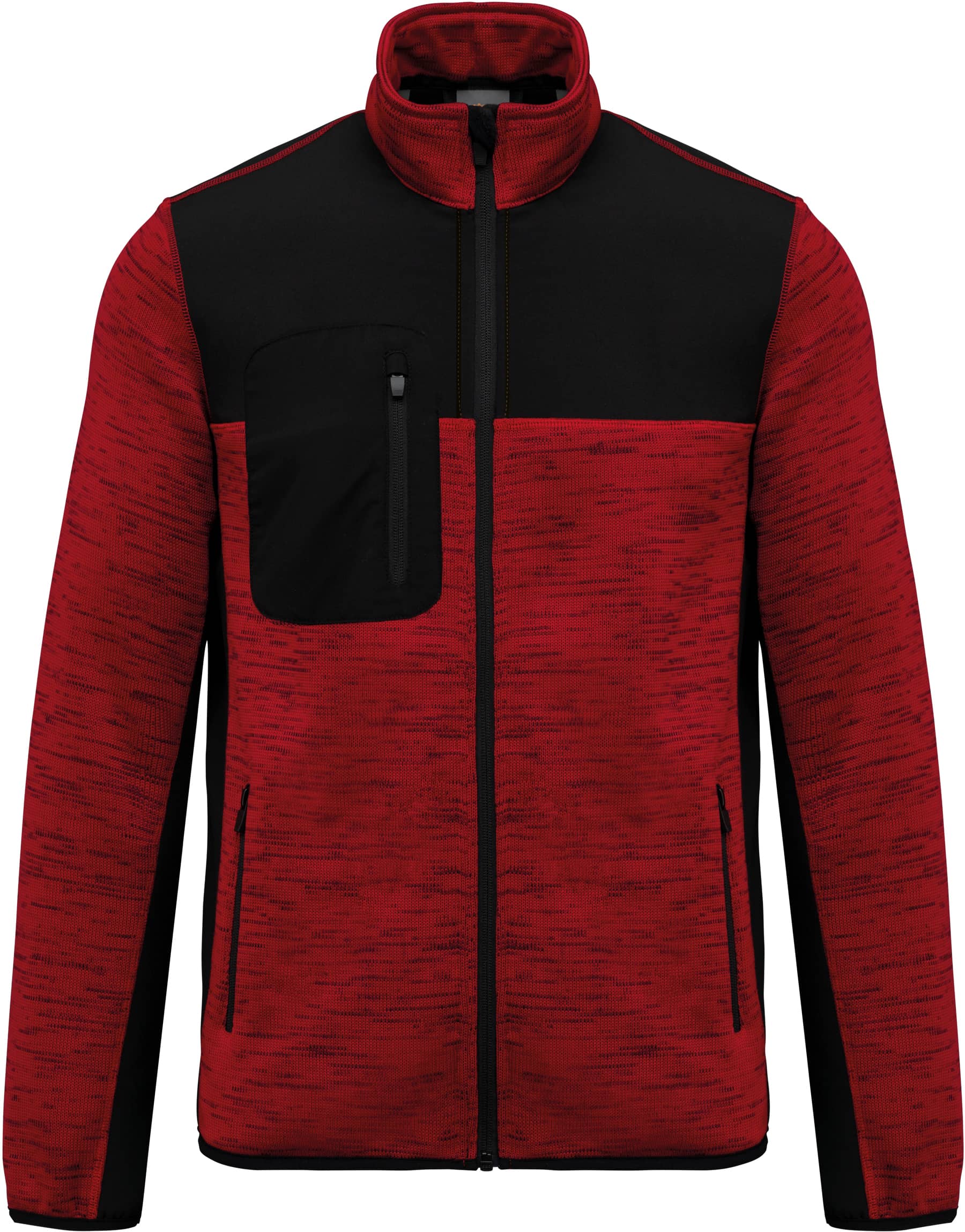 Recycelte Herren Polyestertrikot Jacke