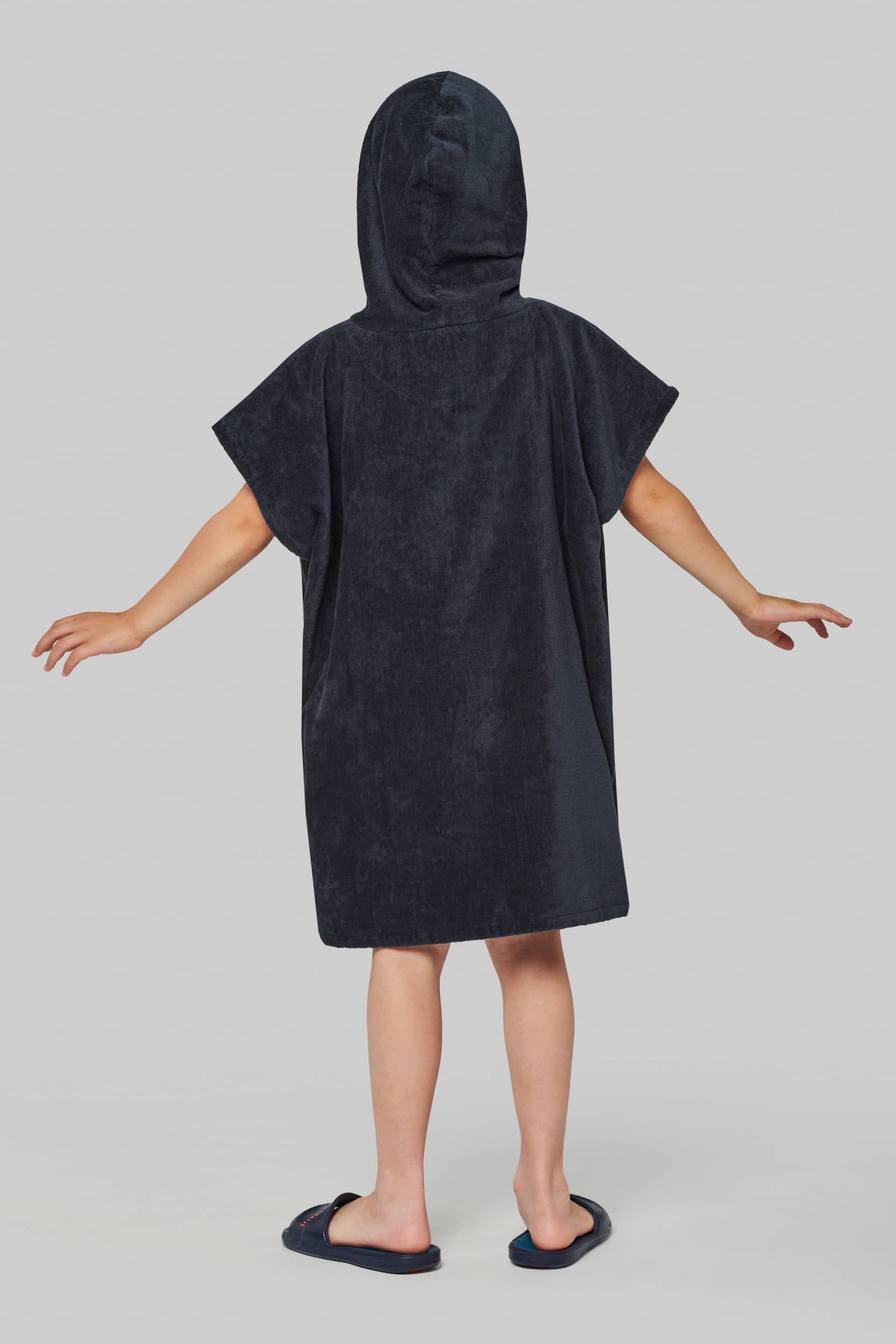 Kinder-Frottee-Poncho mit Kapuze - 10 bis 14 Jahre