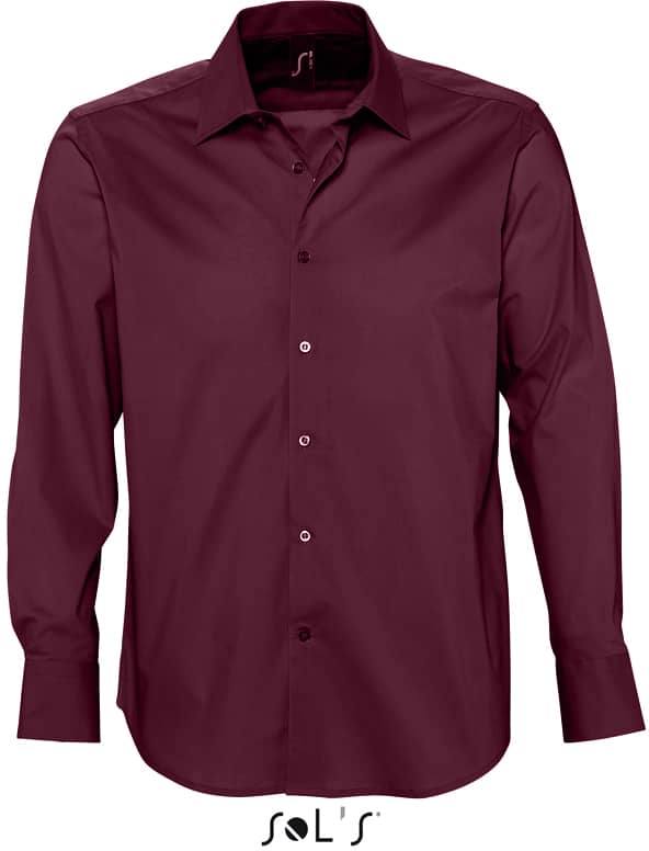 Men´s Stretch-Shirt Brighton Long Sleeve