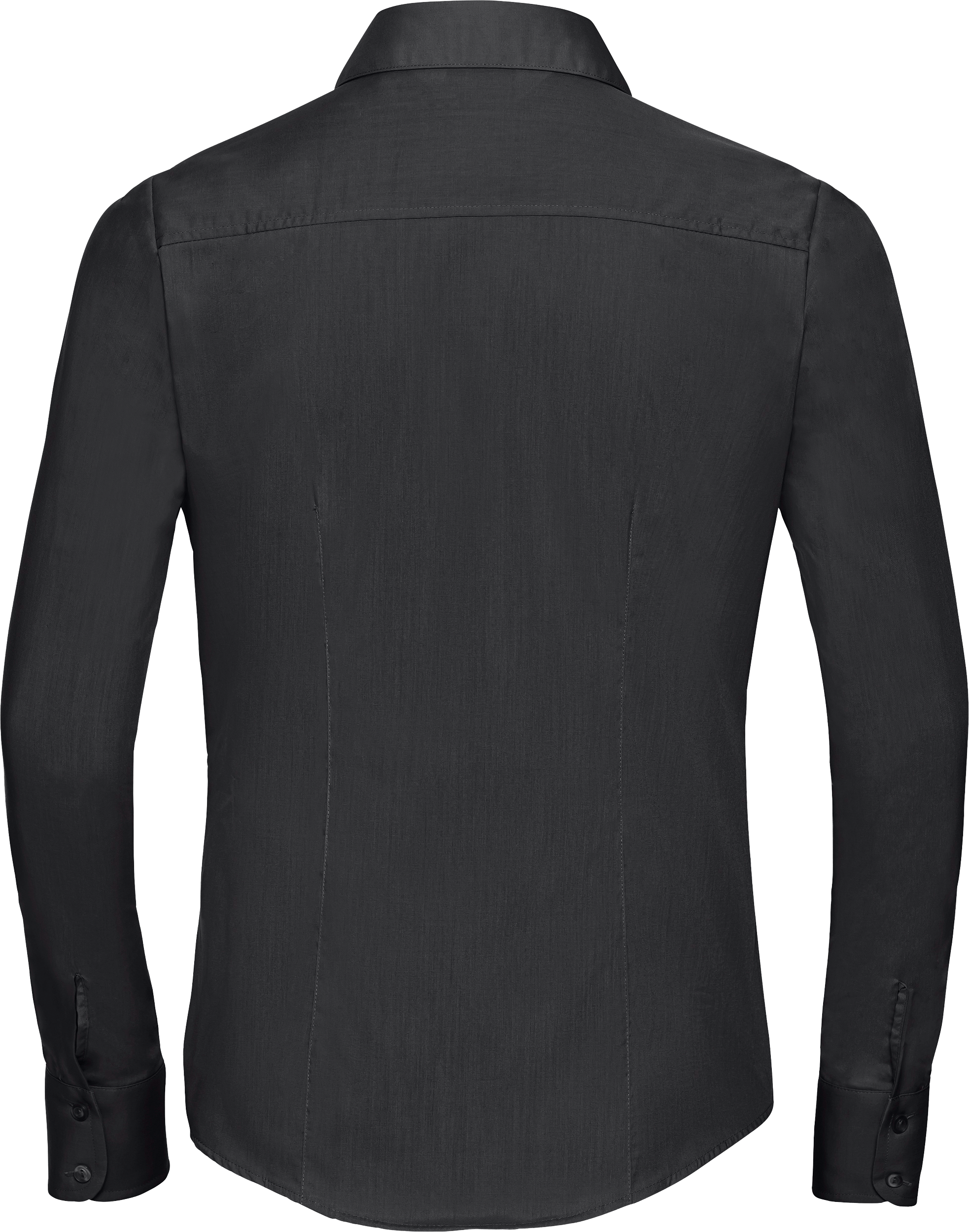 Ladies' Long Sleeve Fitted Polycotton Poplin Shirt