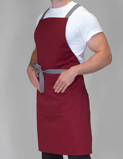 Apron With Grey Ties Crossover