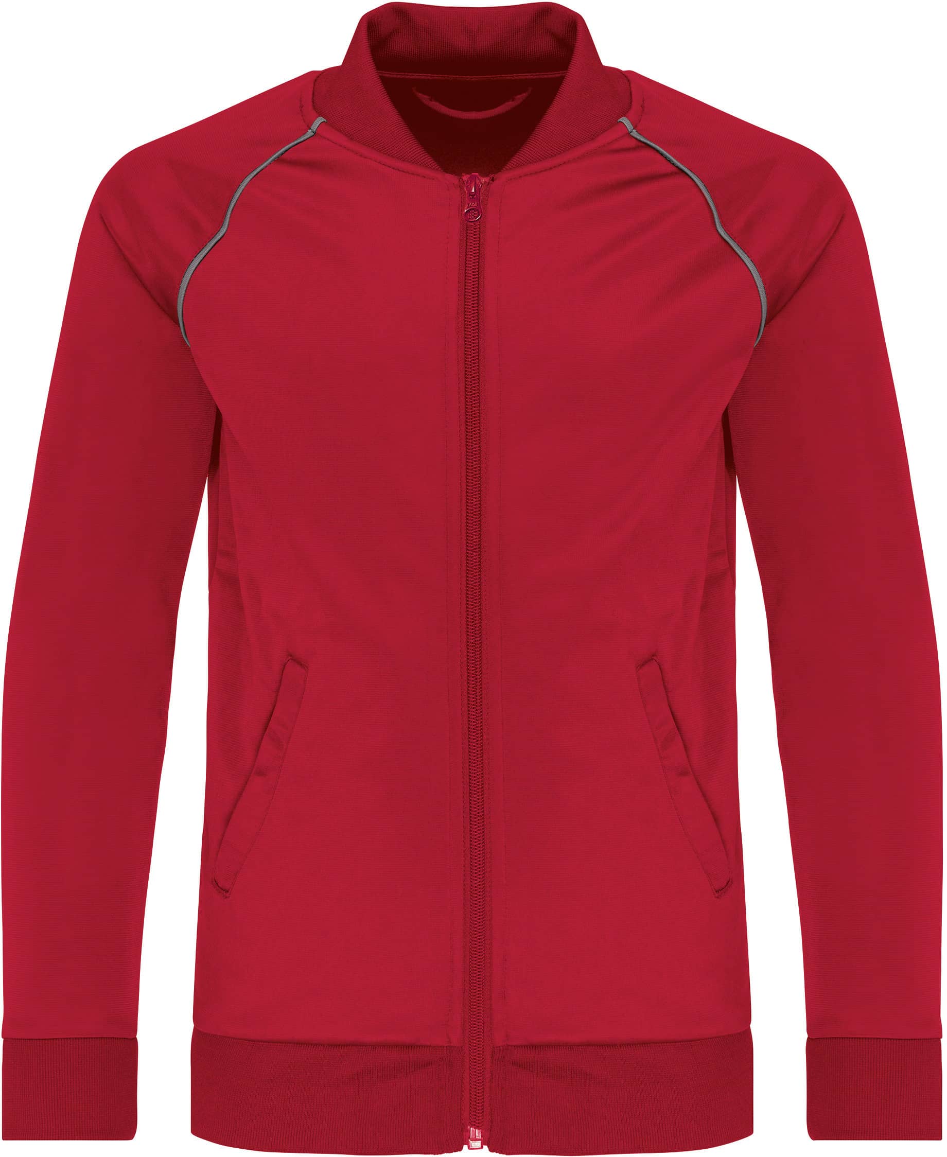 Trainingsjacke mit Reißverschluss und Paspel für Kinder