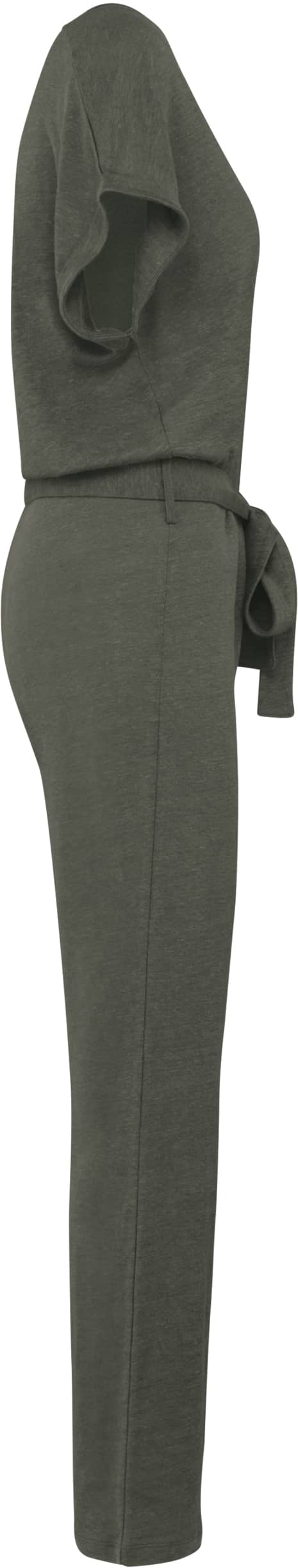 Overall aus Leinenstrickstoff mit kurzen Ärmeln für Damen