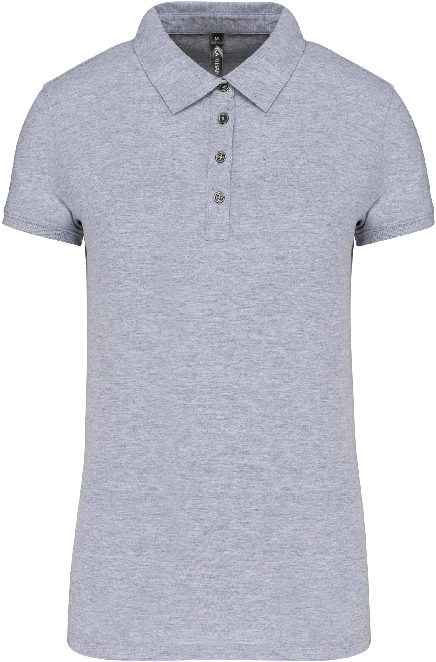 Jersey-Kurzarm-Polohemd für Damen