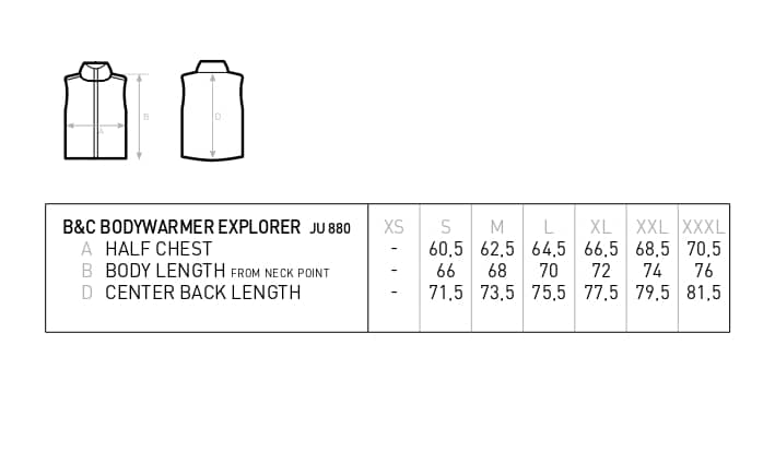 Unisex Bodywarmer Explorer