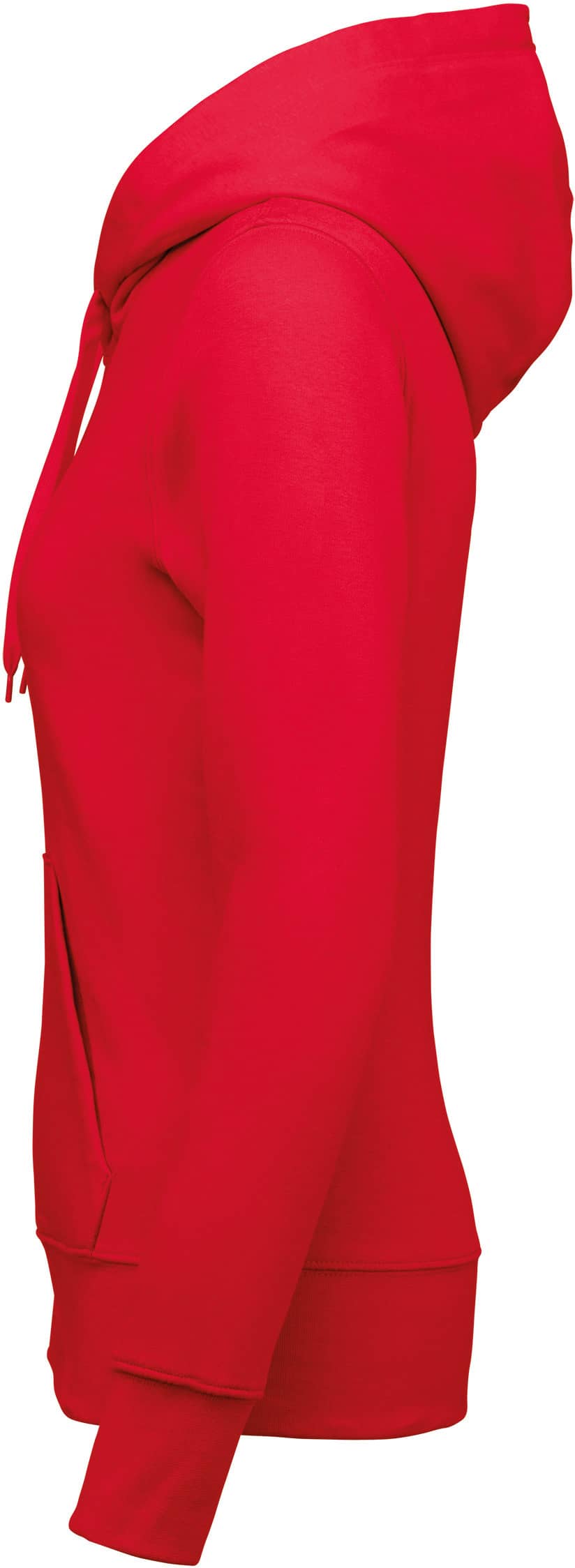 Umweltfreundliches Kapuzensweatshirt mit Reißverschluss Damen