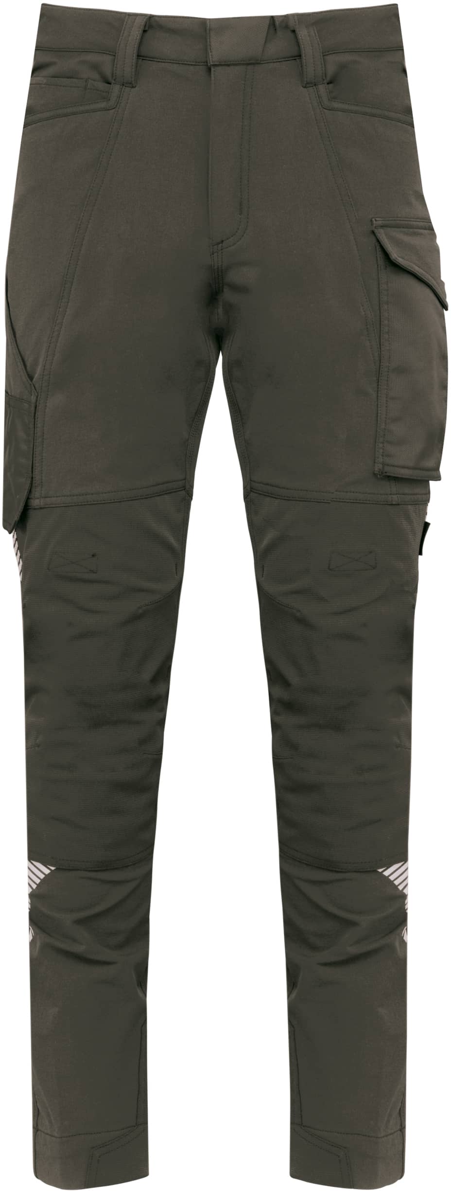 Leichte Stretchhose mit mehreren Taschen aus recyceltem Material