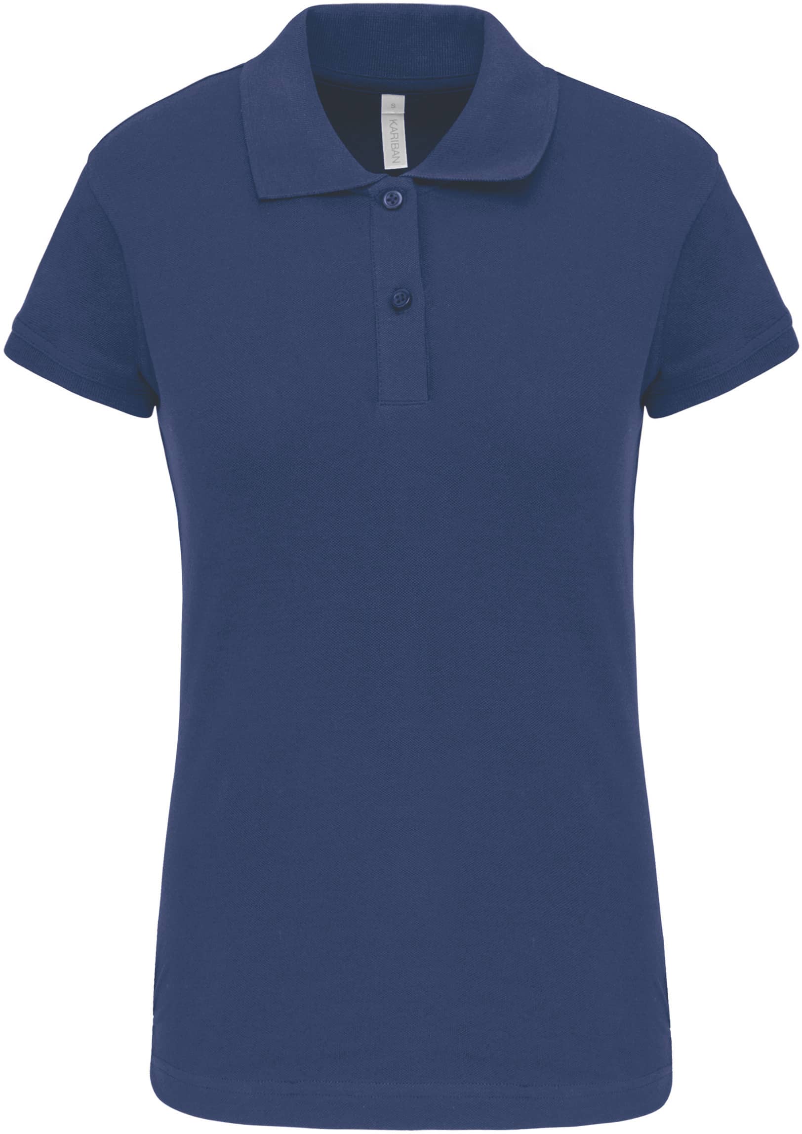 Kurzarm-Polohemd für Damen aus Baumwollpiqué