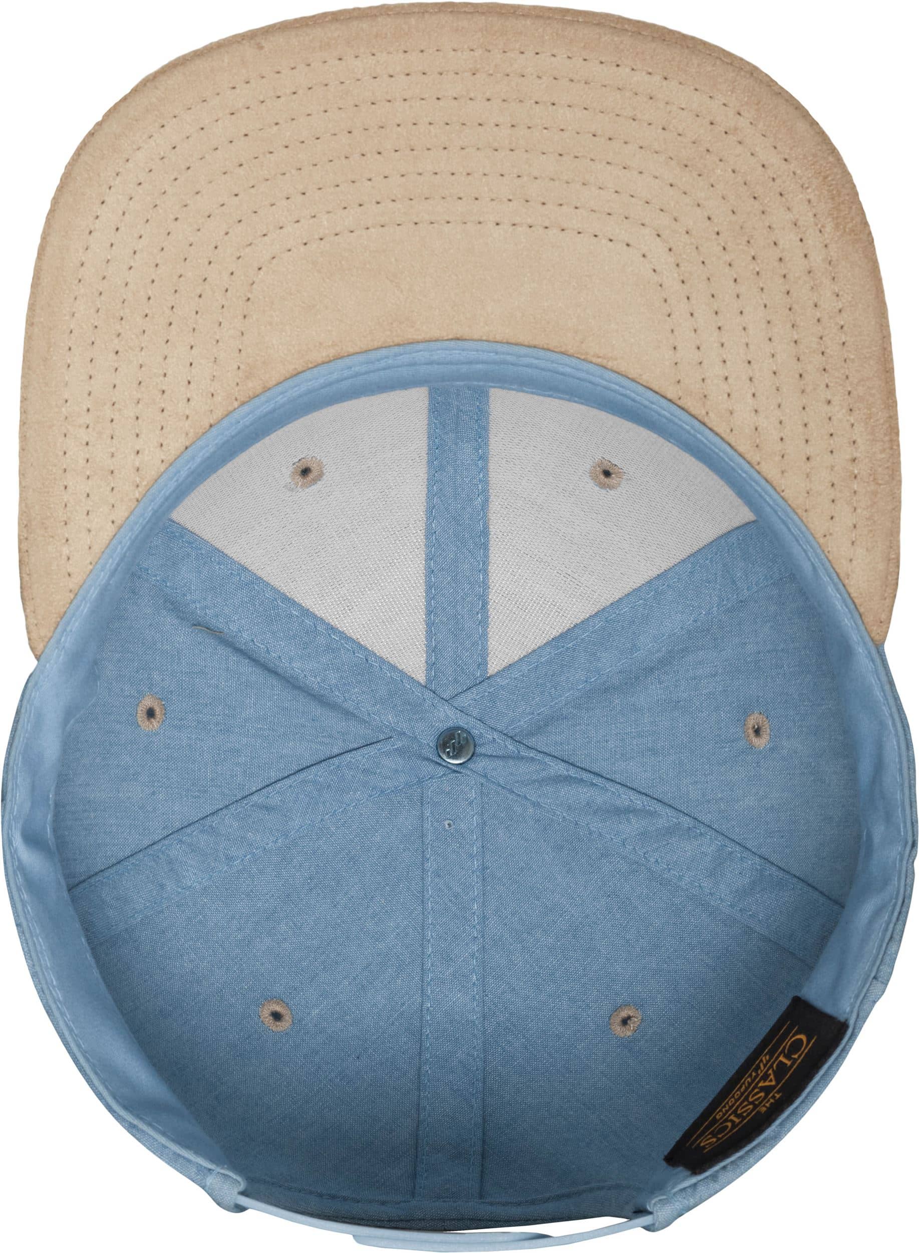 Chambray-Suede Snapback