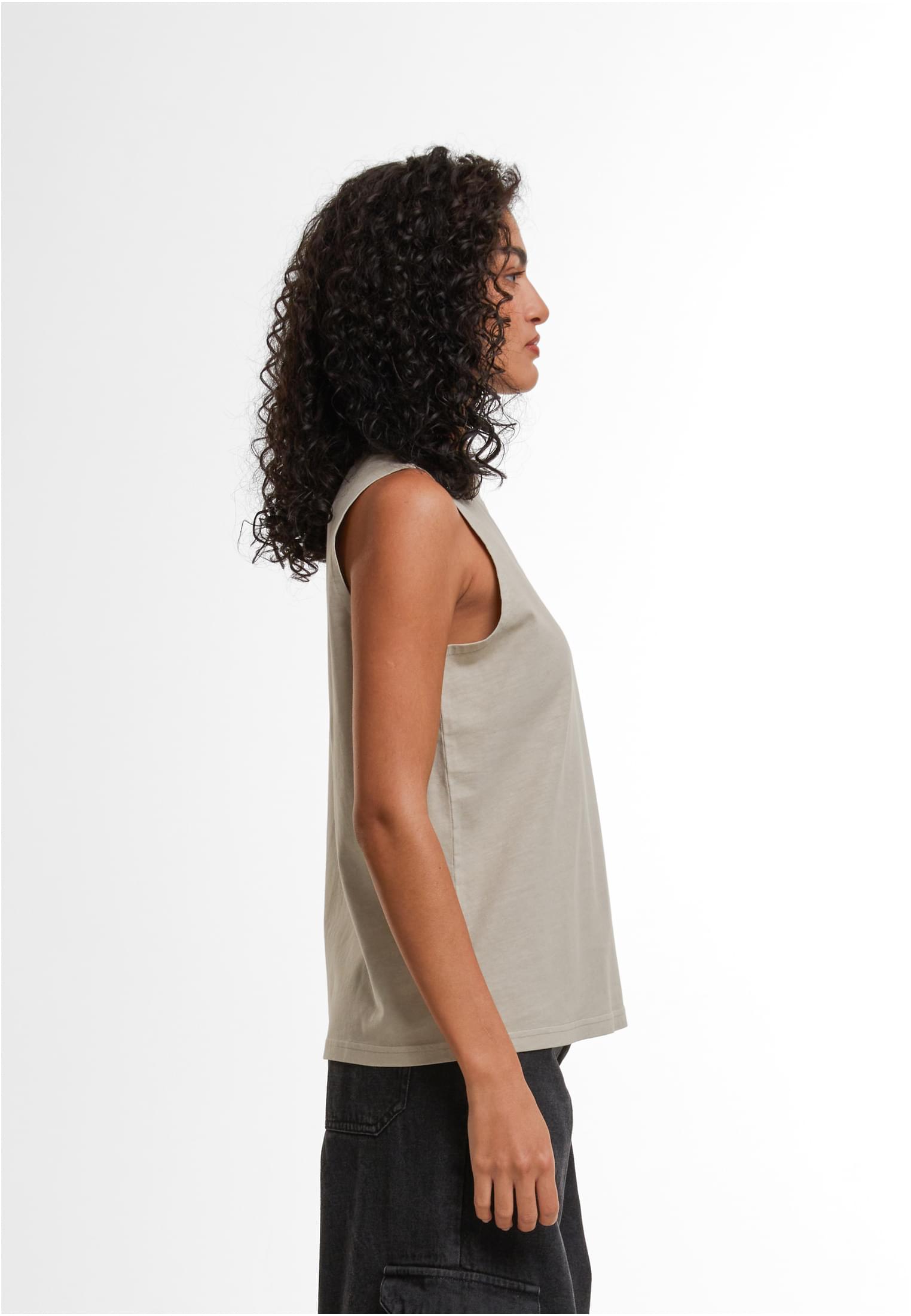 Ladies Vintage Washed Sleeveless Tee