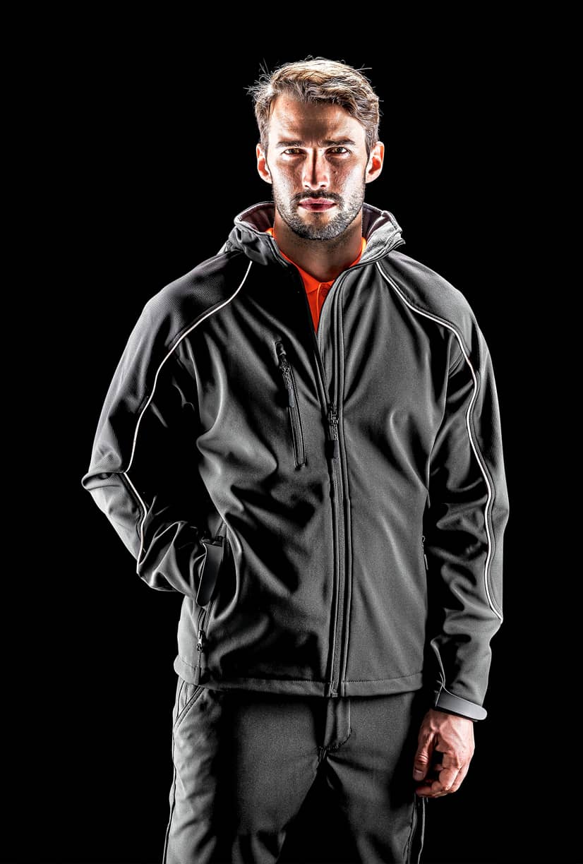 Ripstop Soft Shell Workwear Jacket With Cordura Panels